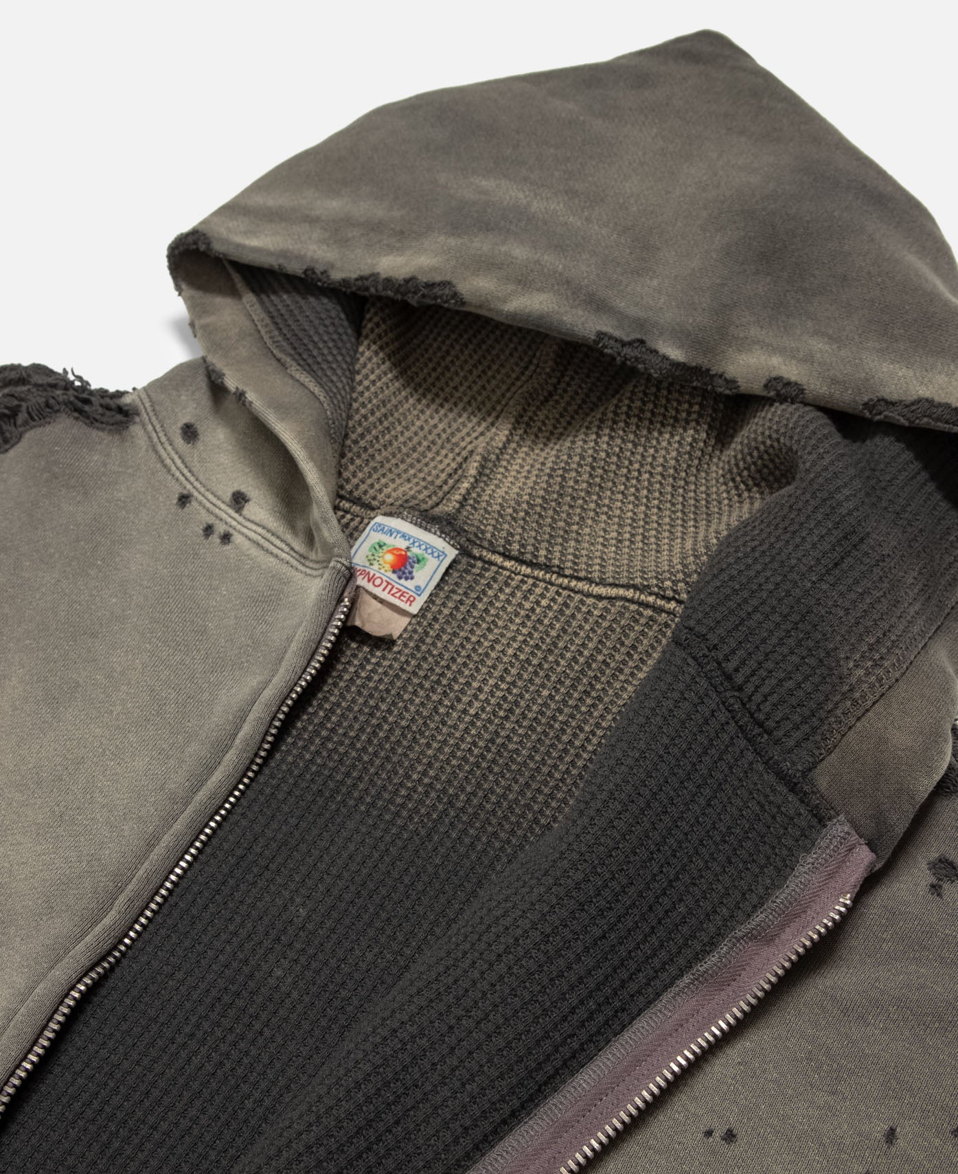 Zip up Hoodie (Grey) - Image 3