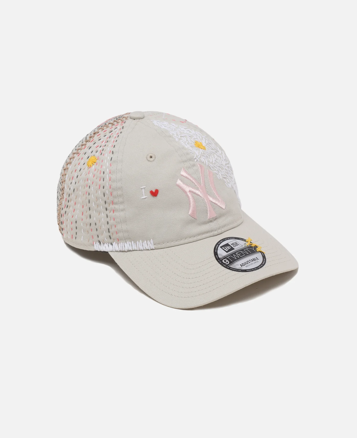 CLOT x SASHIKO GALS Baseball Cap (Beige) - Image 3