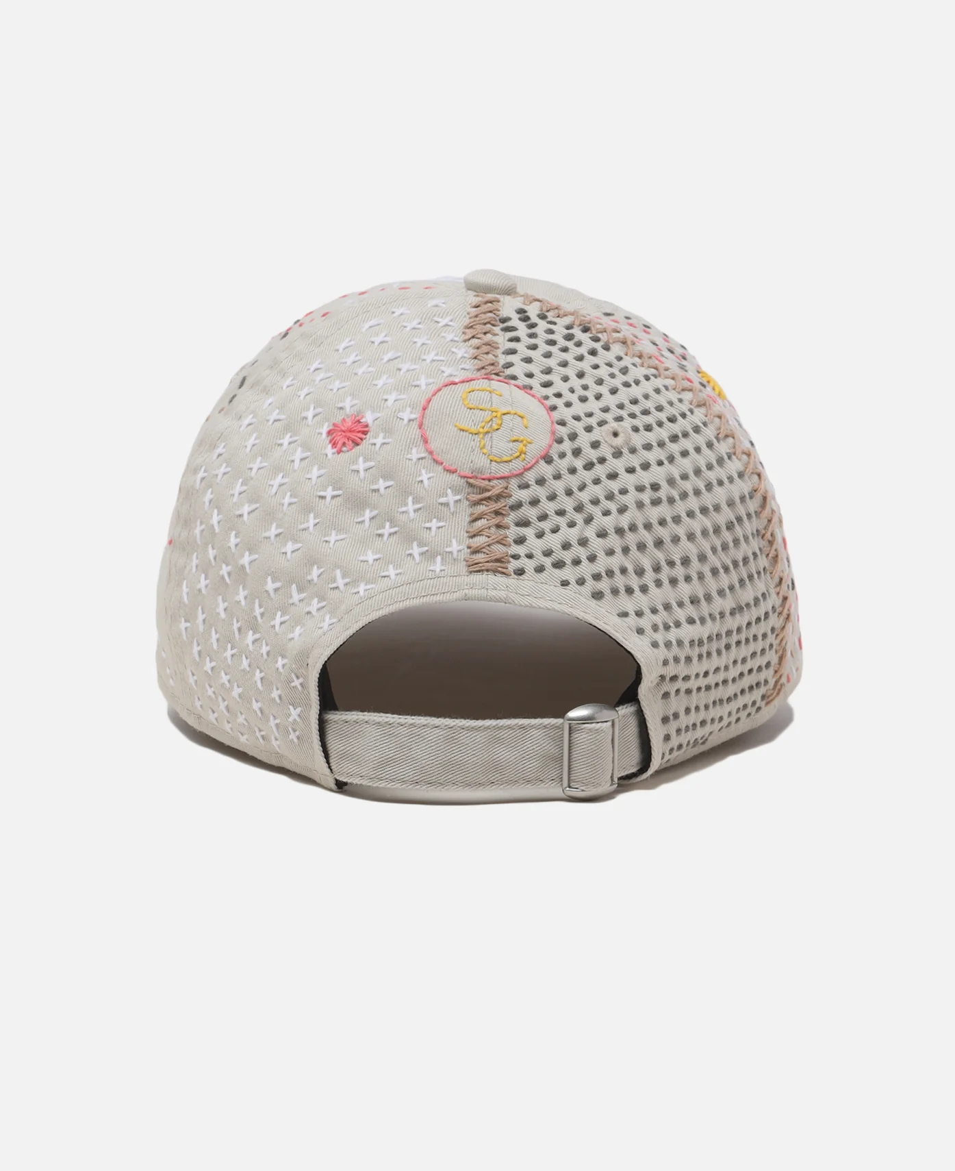 CLOT x SASHIKO GALS Baseball Cap (Beige) - Image 4
