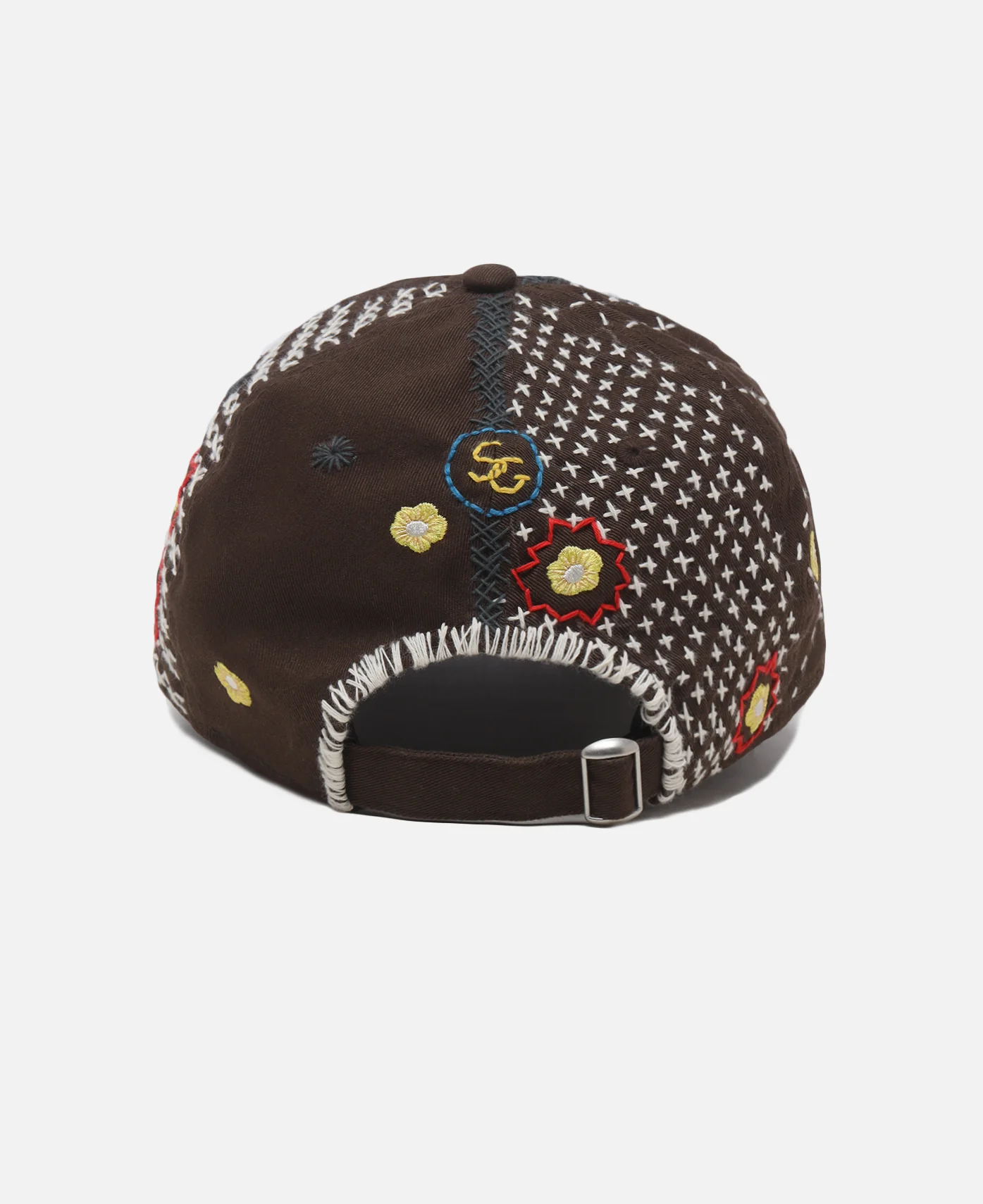 CLOT x SASHIKO GALS Baseball Cap (Brown) - Image 4