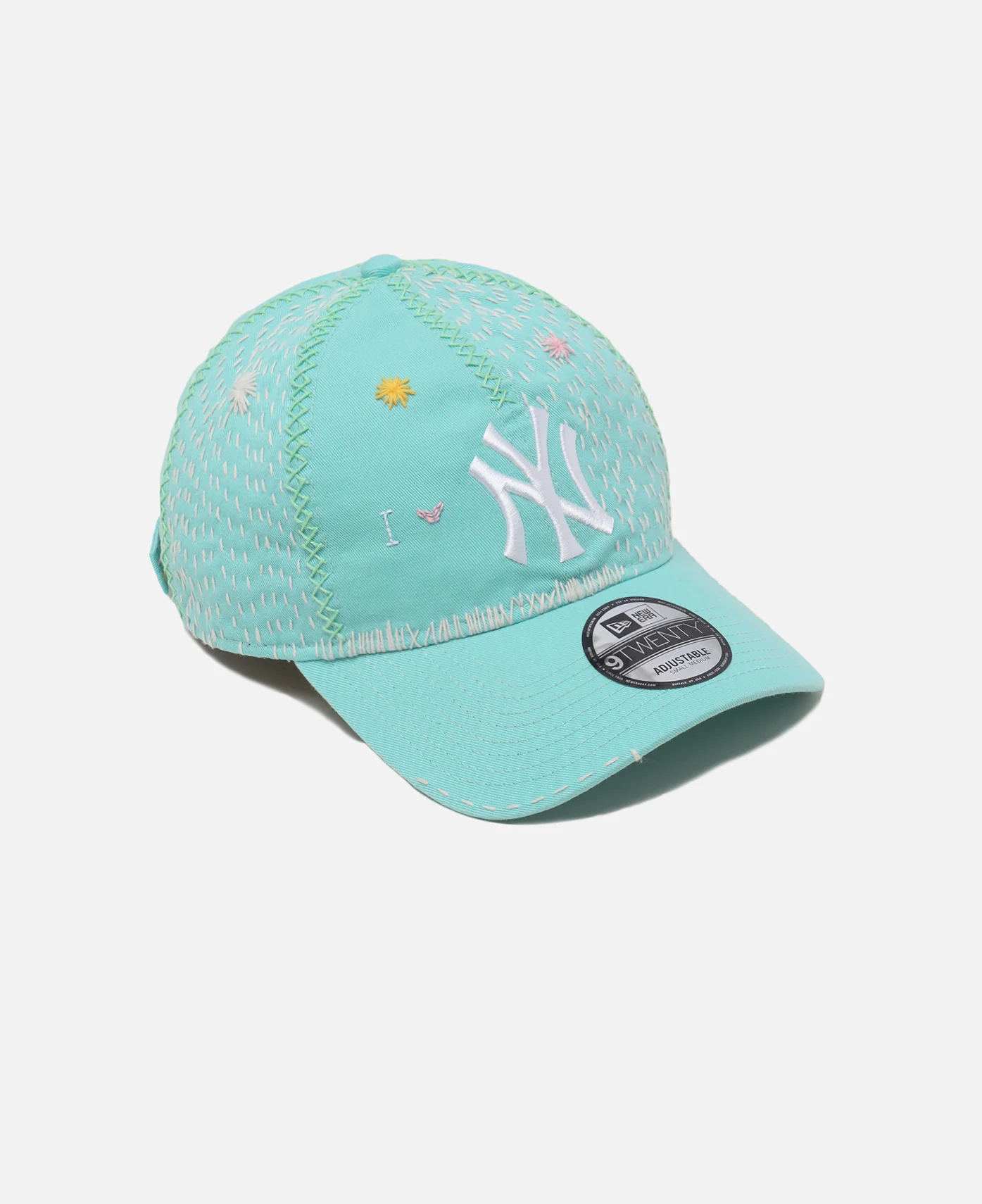 CLOT x SASHIKO GALS Baseball Cap (Mint) - Image 3