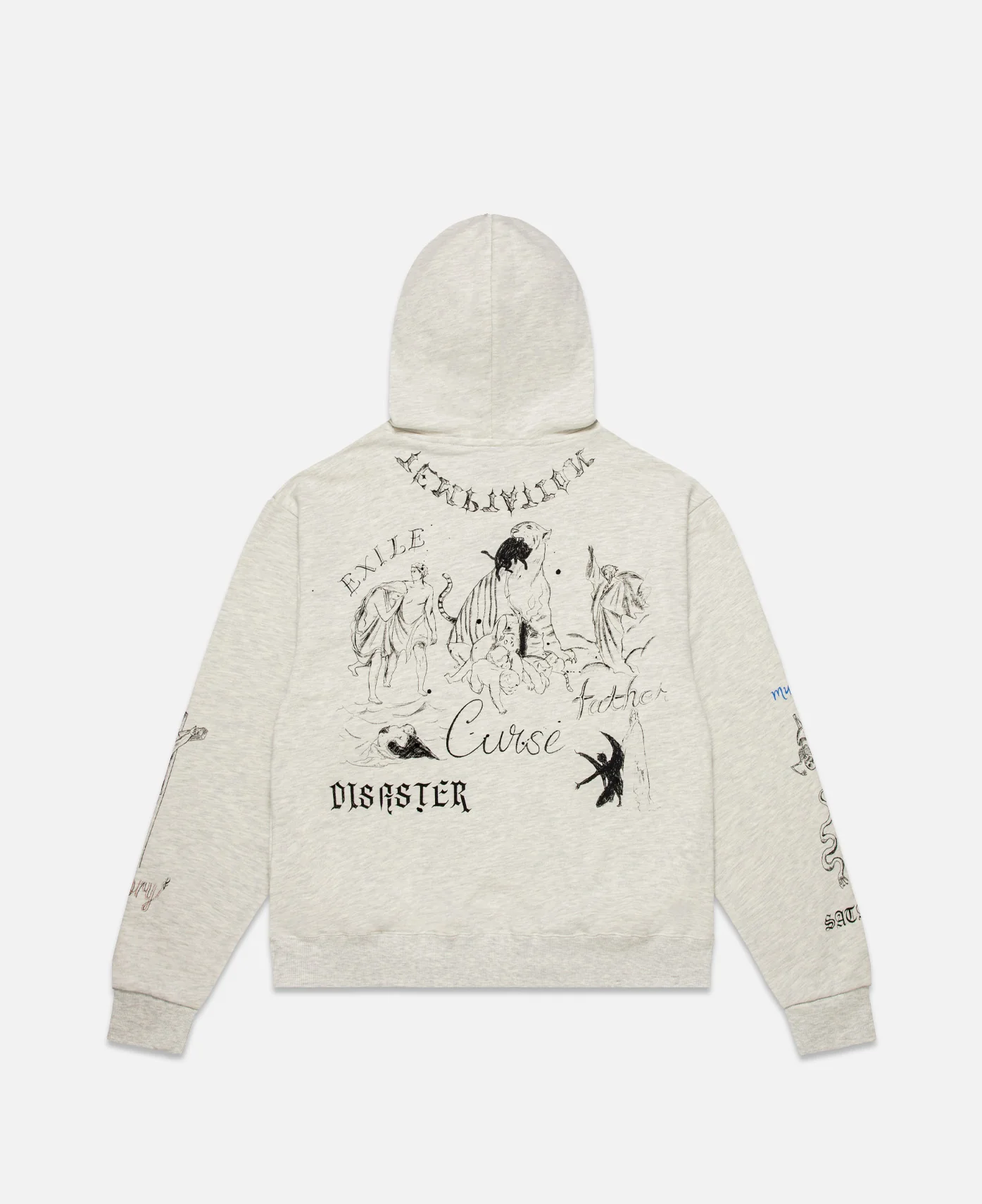 W.O.L Vintage Hoodie (Oatmeal) - Image 2