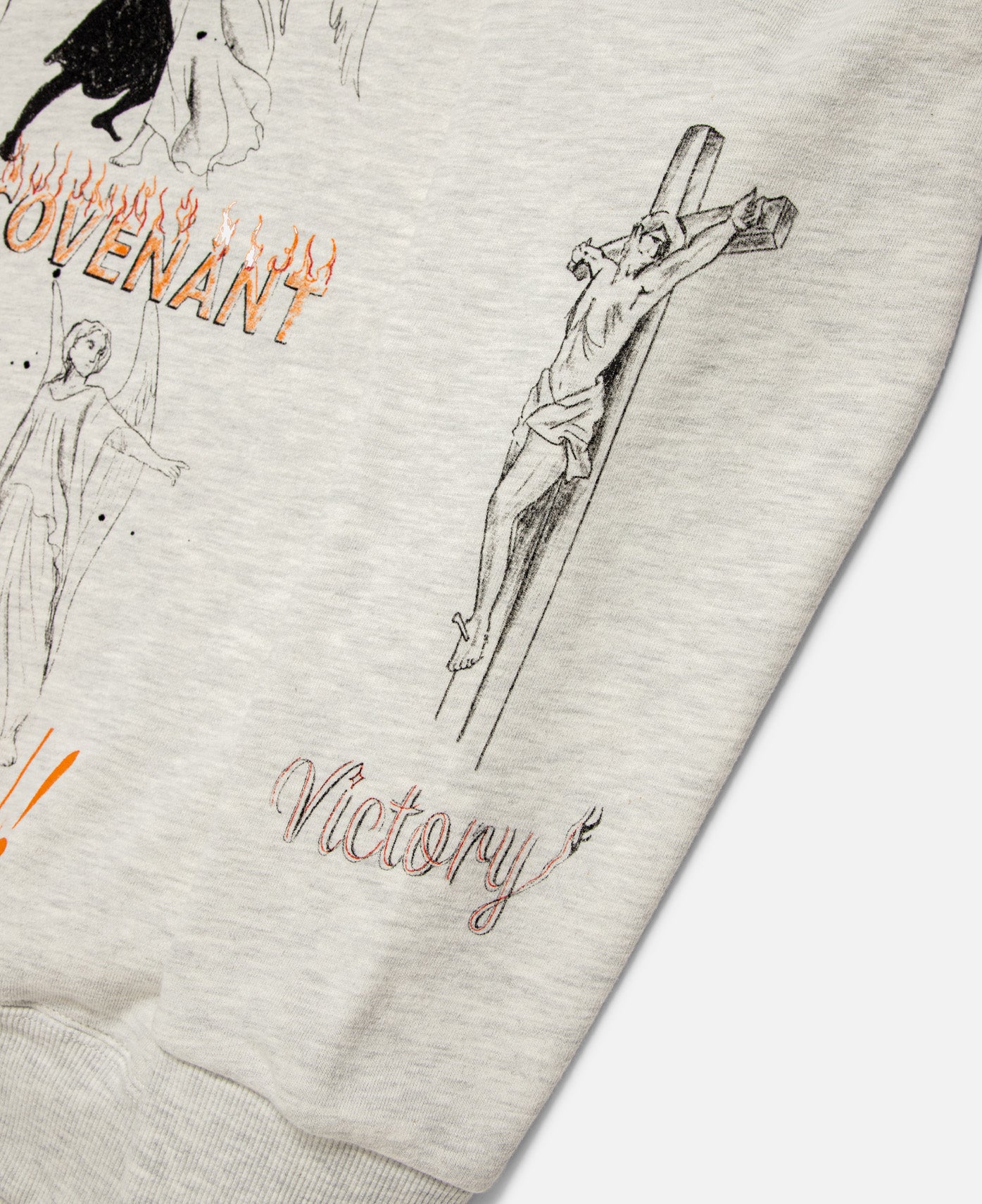 W.O.L Vintage Hoodie (Oatmeal) - Image 5