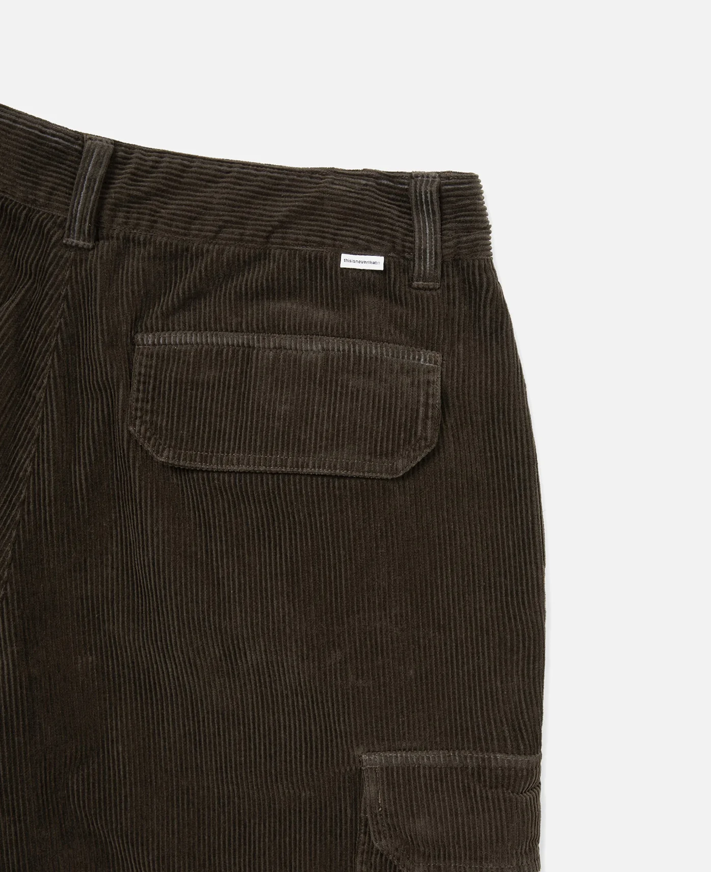 Corduroy Cargo Pants (Brown) - Image 4