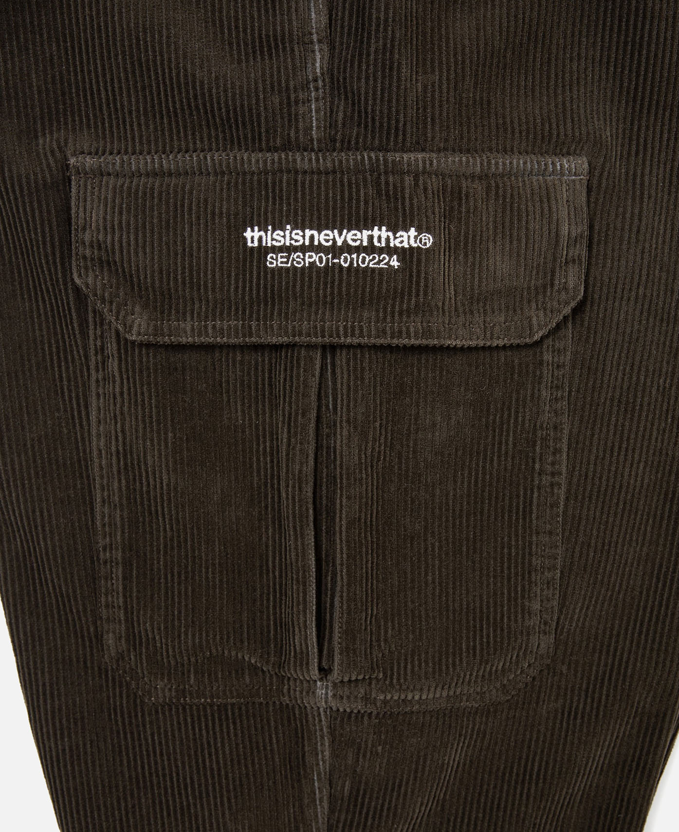 Corduroy Cargo Pants (Brown) - Image 5