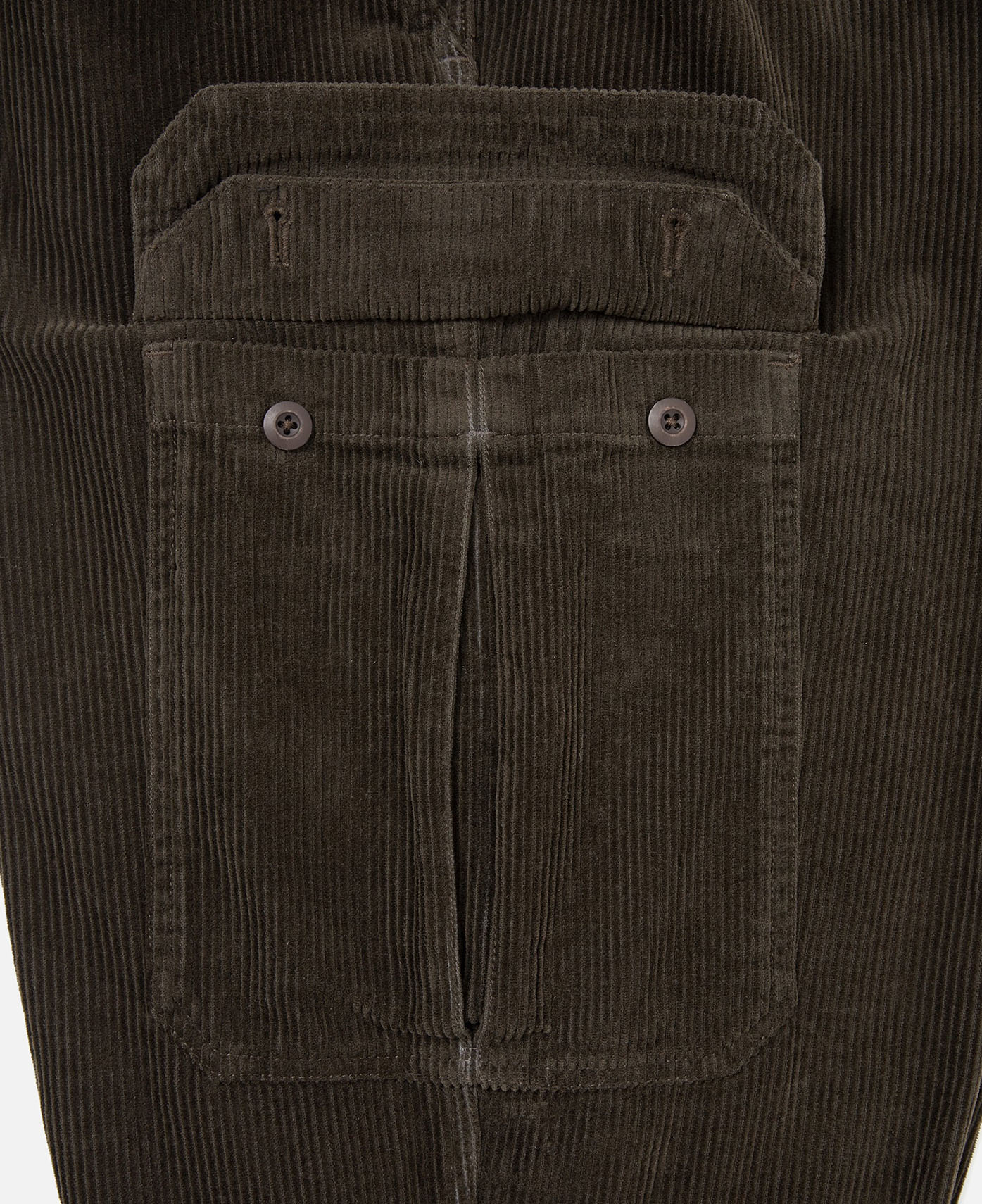 Corduroy Cargo Pants (Brown) - Image 6