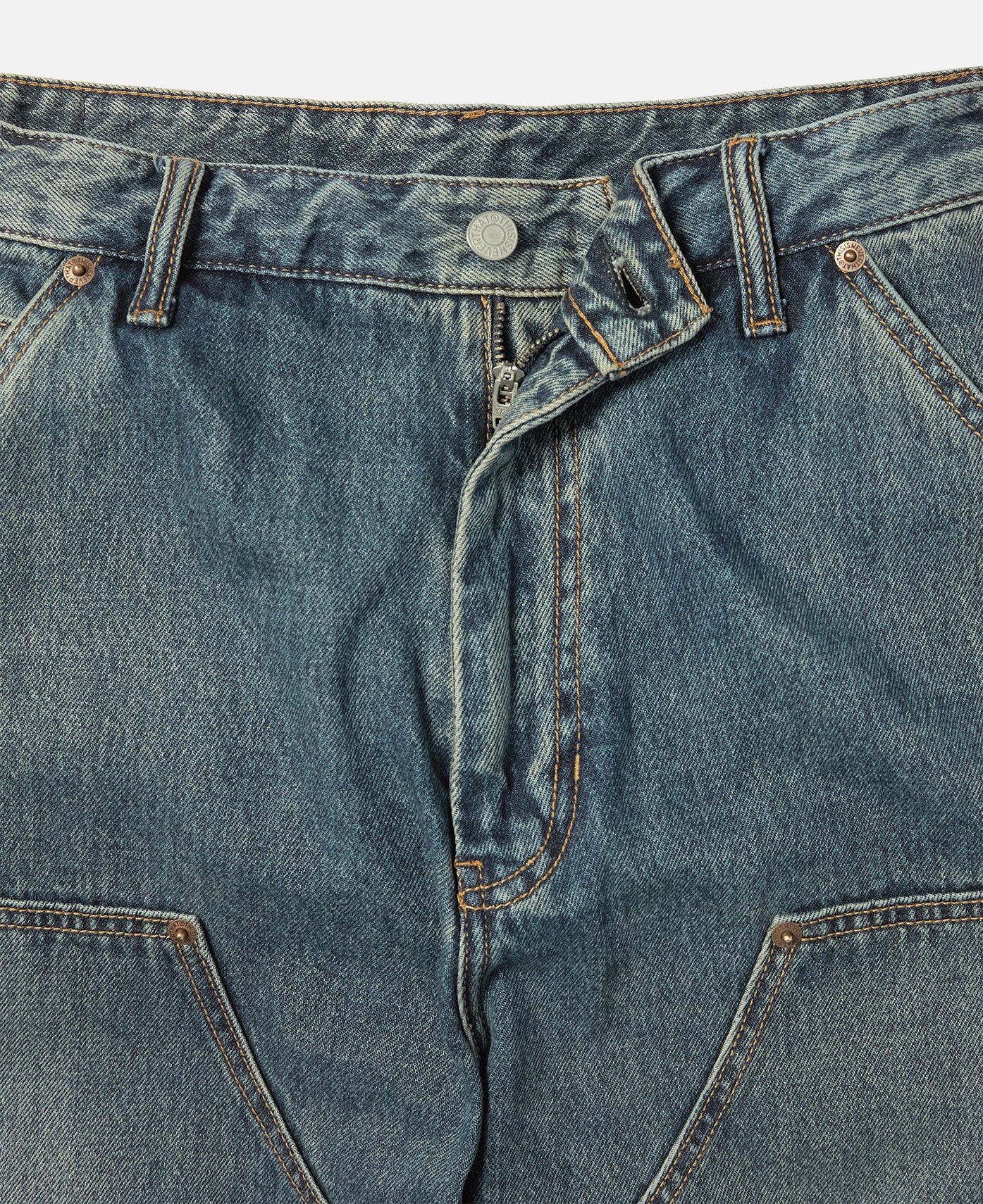 Denim Carpenter Pants (Navy) - Image 4