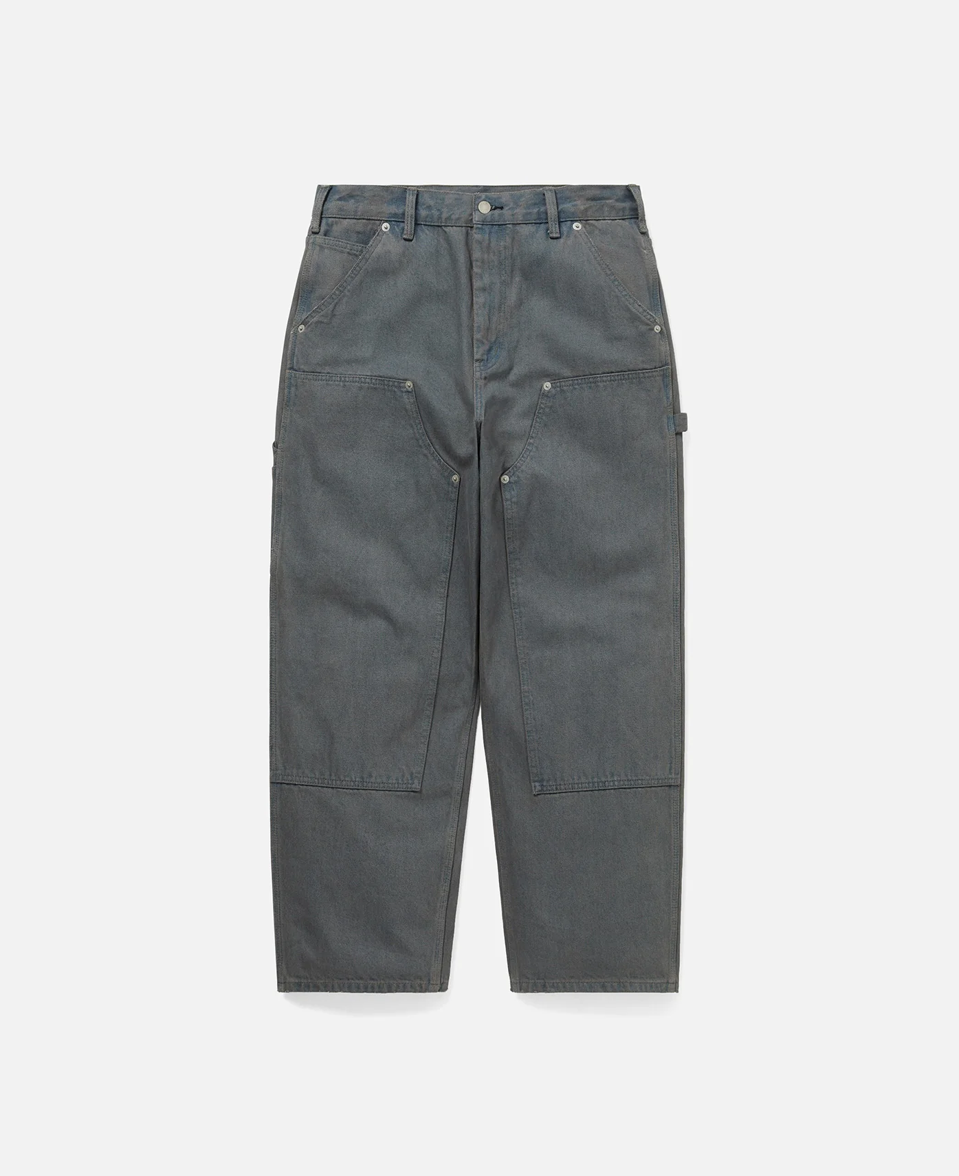 Denim Double Knee Pants (Navy)