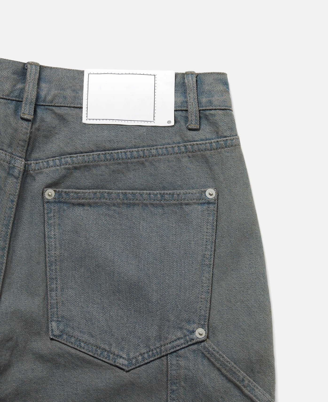 Denim Double Knee Pants (Navy) - Image 5