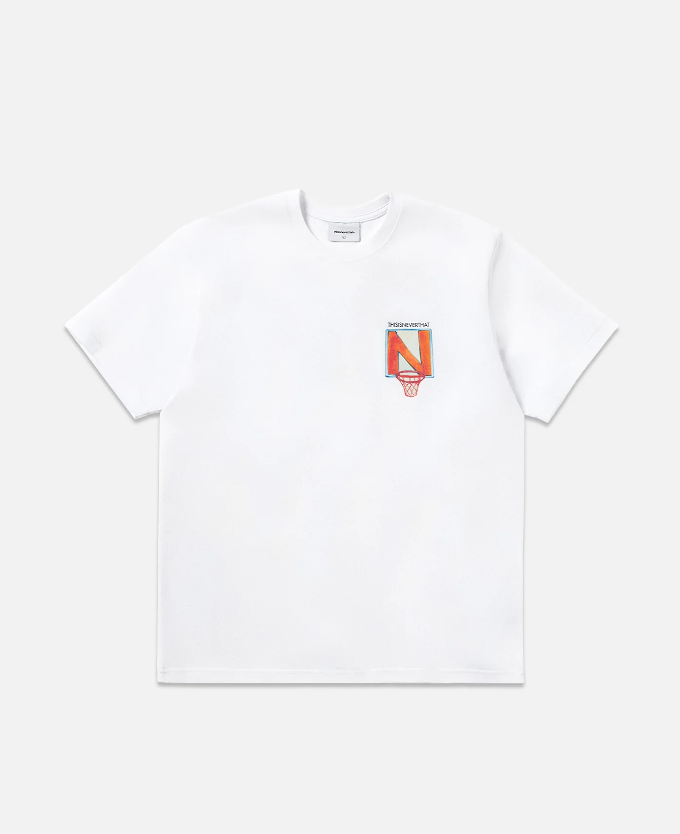 N Basketball Hoop T-Shirt (White)