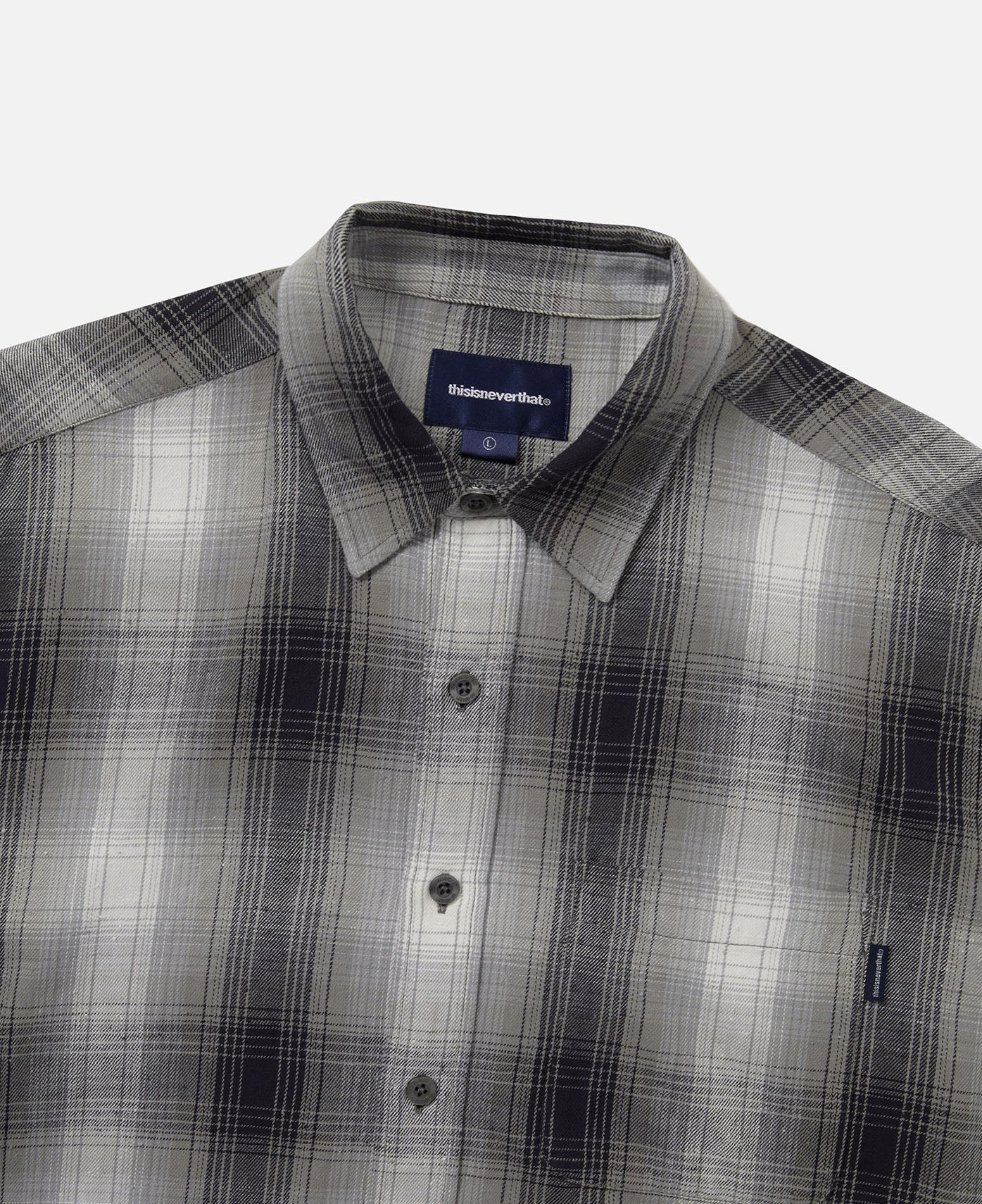 Nep Shadow Check Shirt (Navy) - Image 3