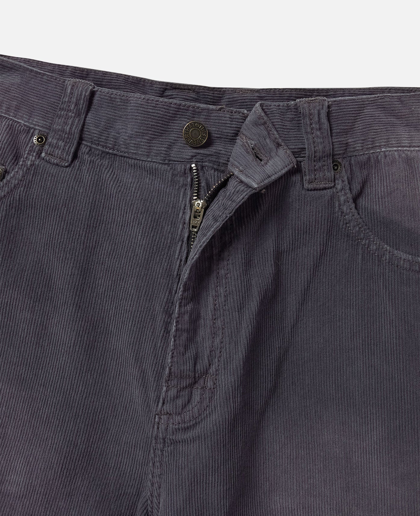 Overdyed Corduroy Shorts (Navy) - Image 3