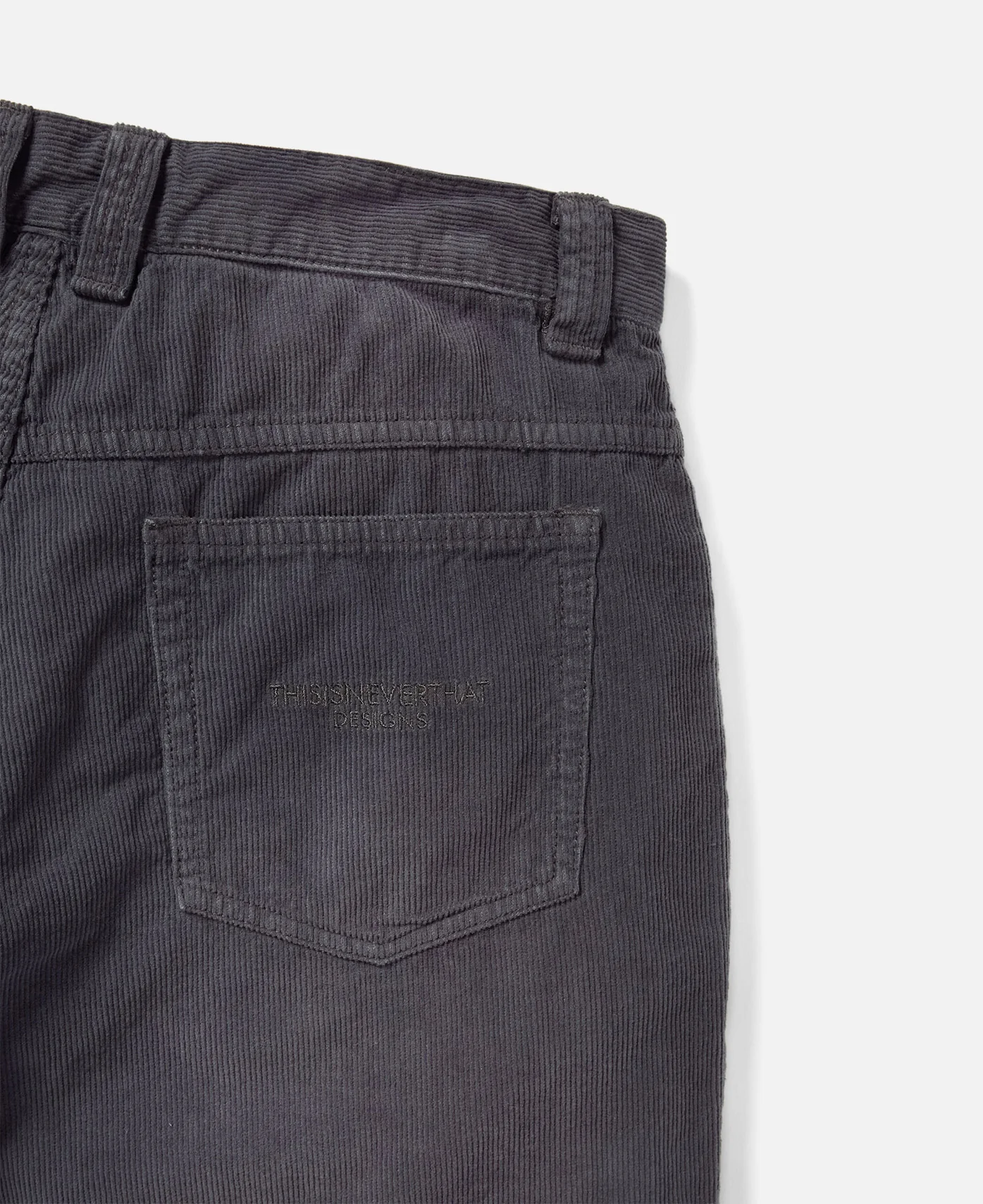 Overdyed Corduroy Shorts (Navy) - Image 4