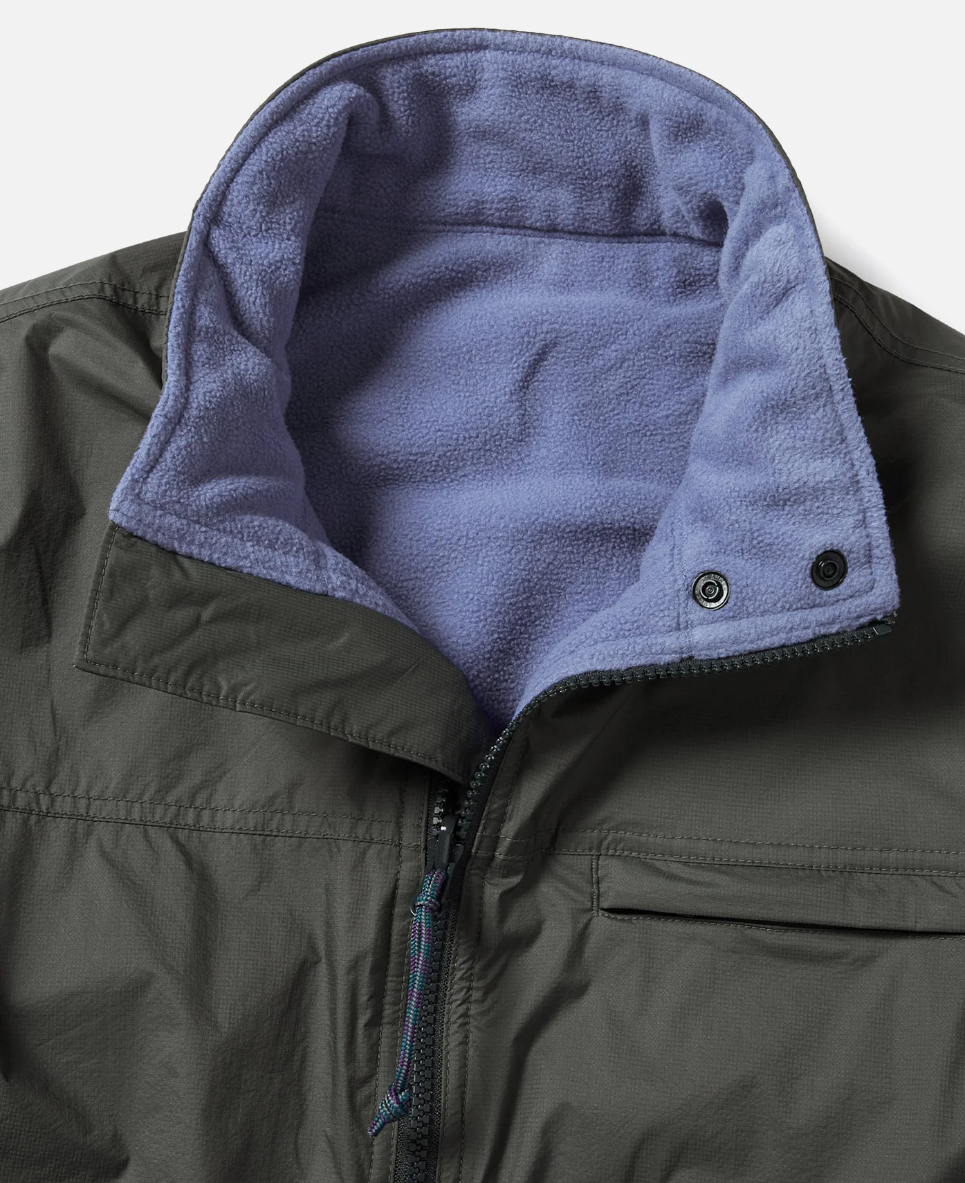 Reversible Warm Up Jacket (Grey) - Image 5