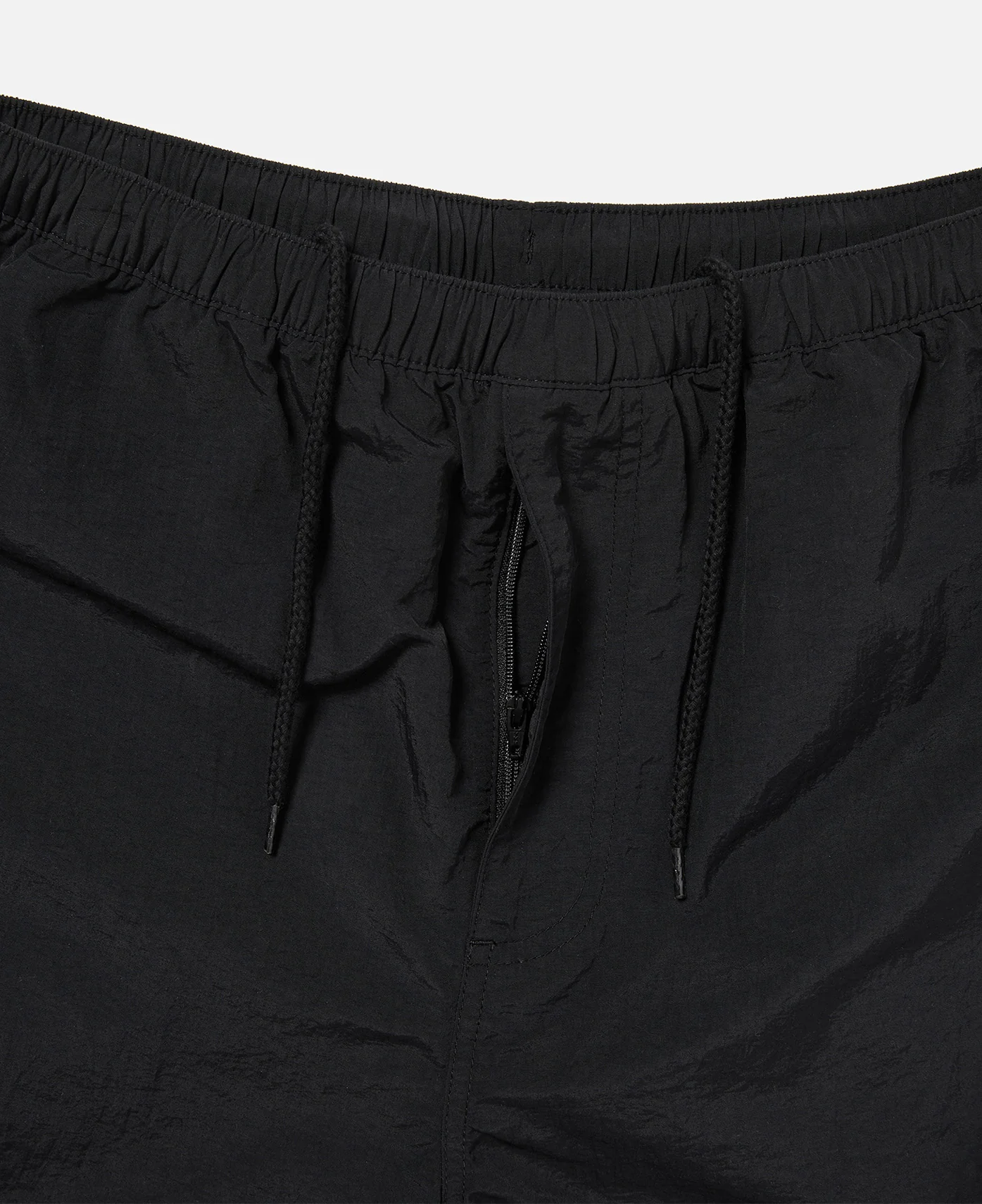 Relaxed Nylon Shorts (Black) - Image 3