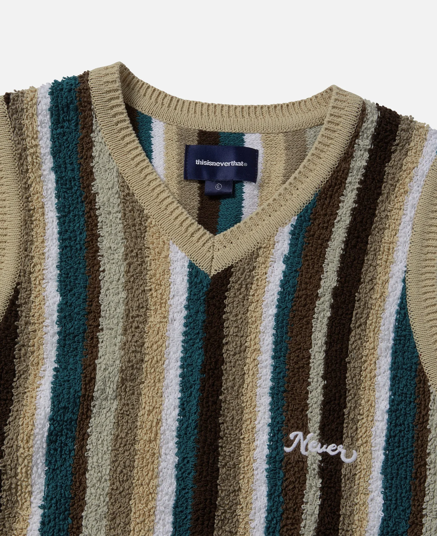 Striped Knit Vest (Multi) - Image 4