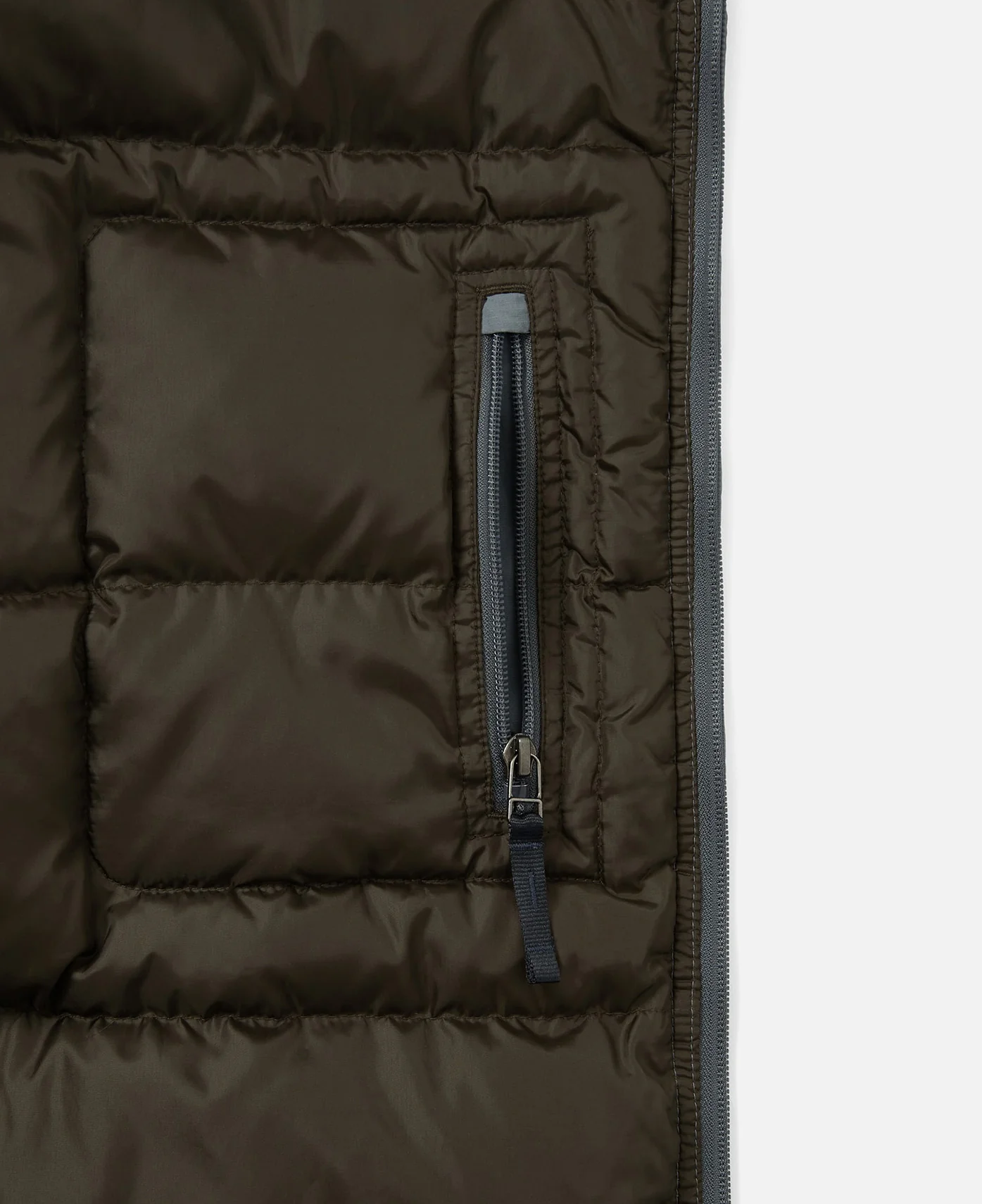 Washed Down Puffer Jacket (Grey) - Image 5