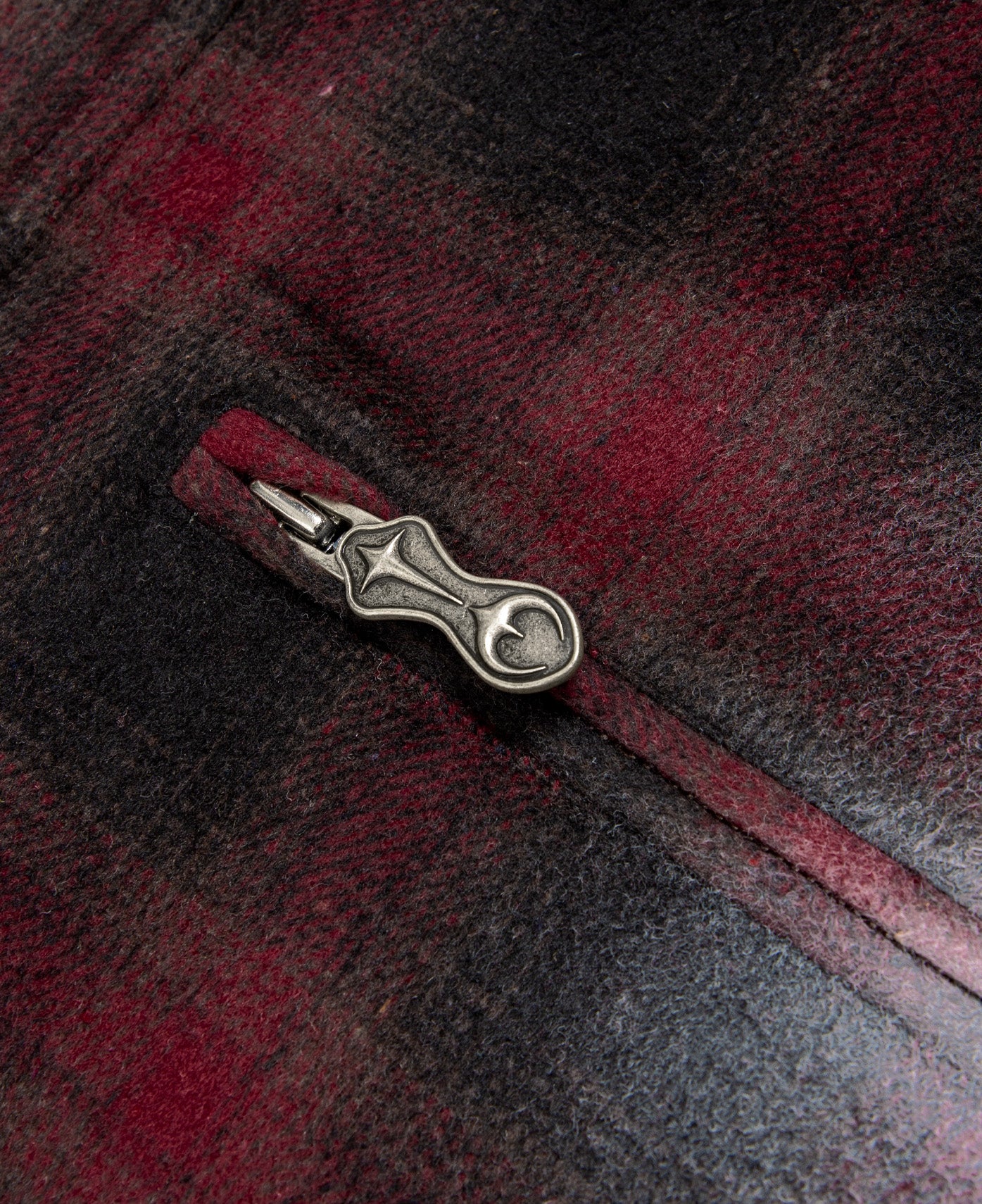 Arab Sword Flannel Zip-Up (Red) - Image 6