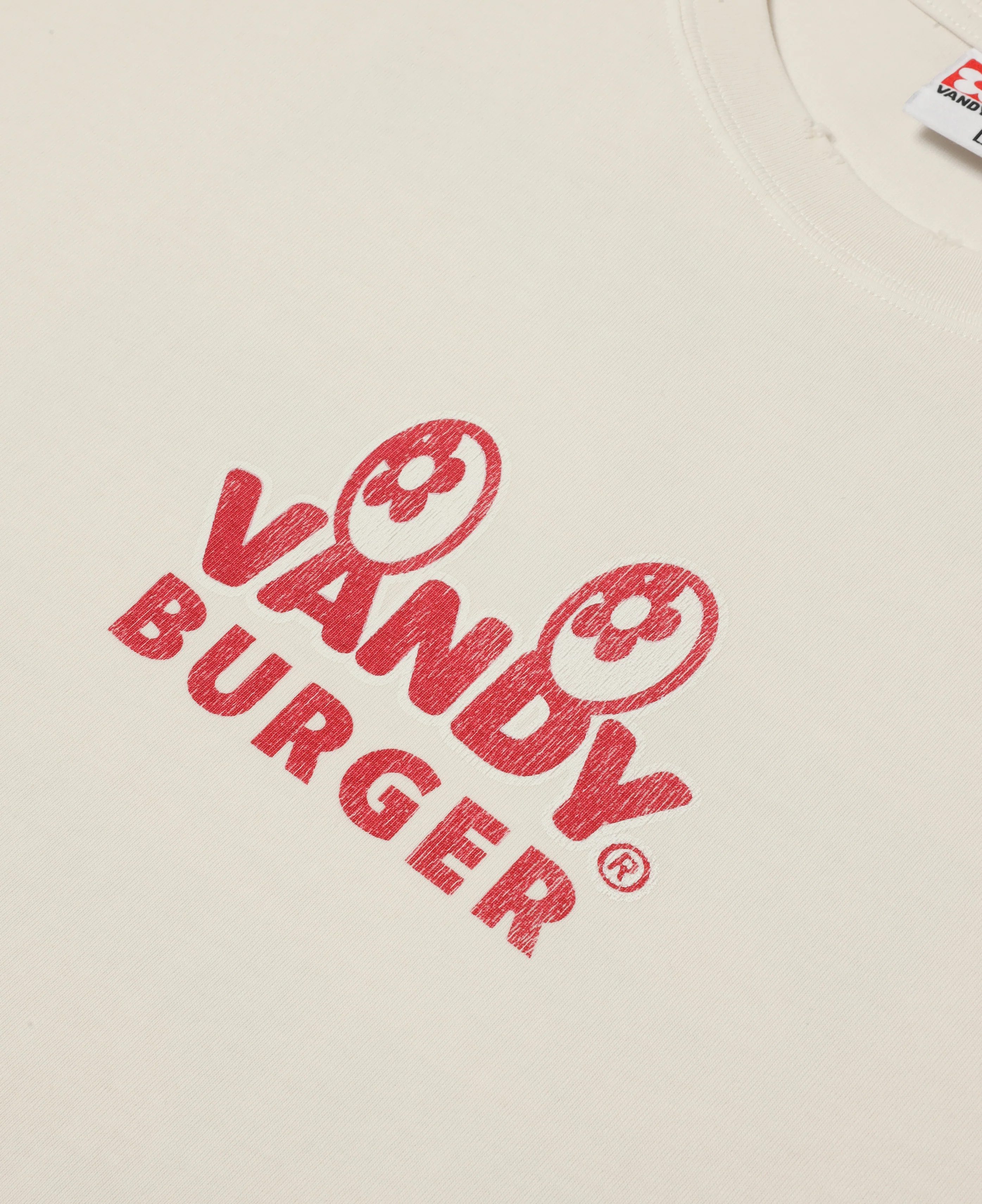 Burger Menu Eye Logo T-Shirt (White) - Image 3