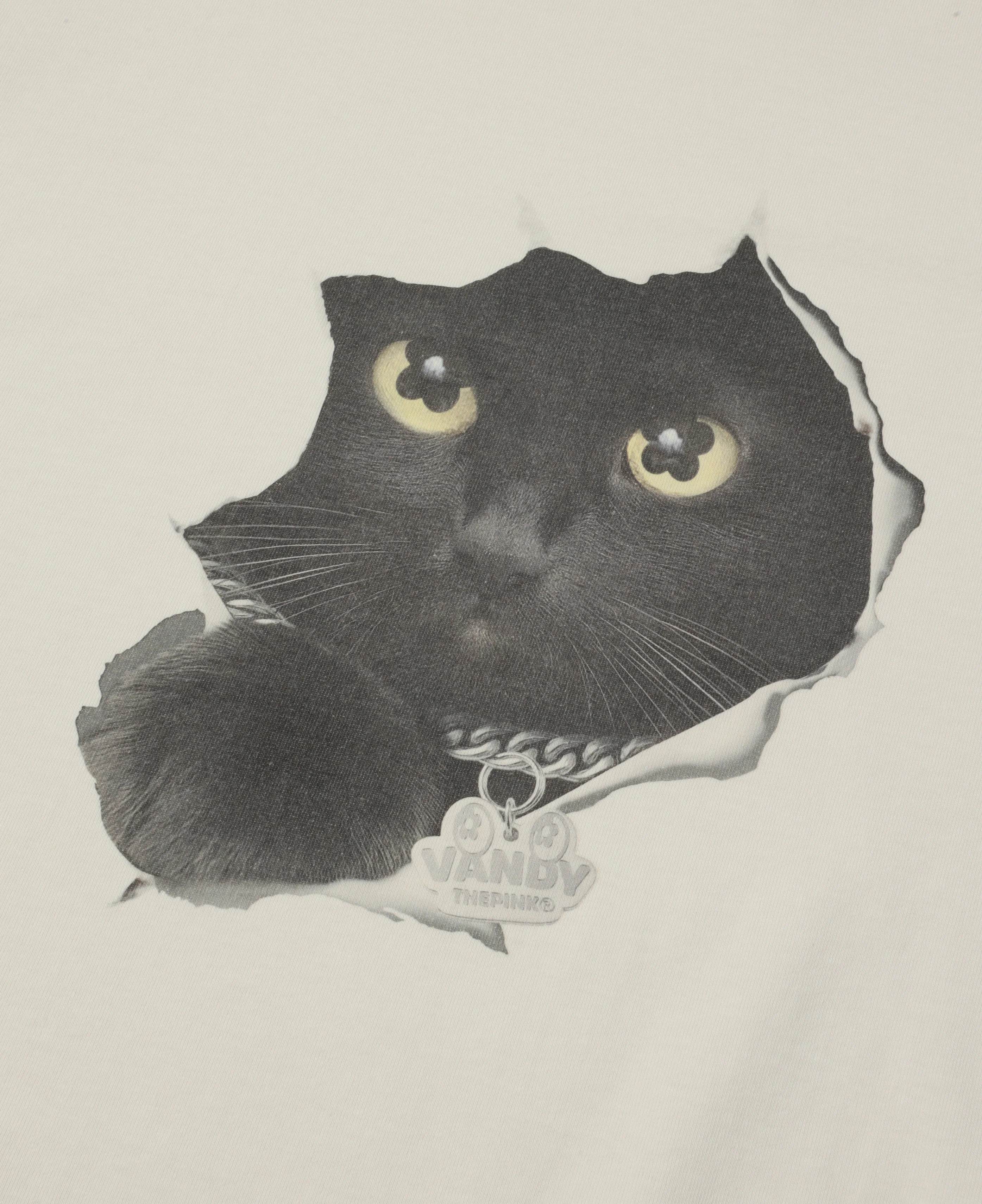 Cat T-Shirt (Off-White) - Image 3