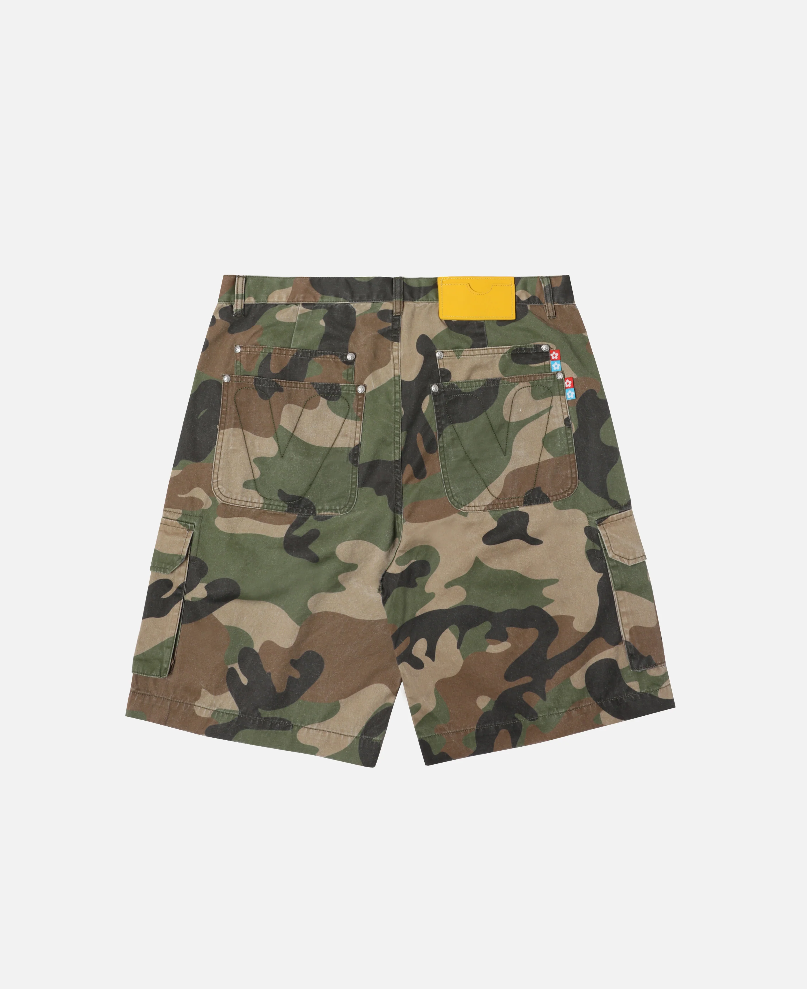 Woodland Camo Shorts (Green) - Image 2