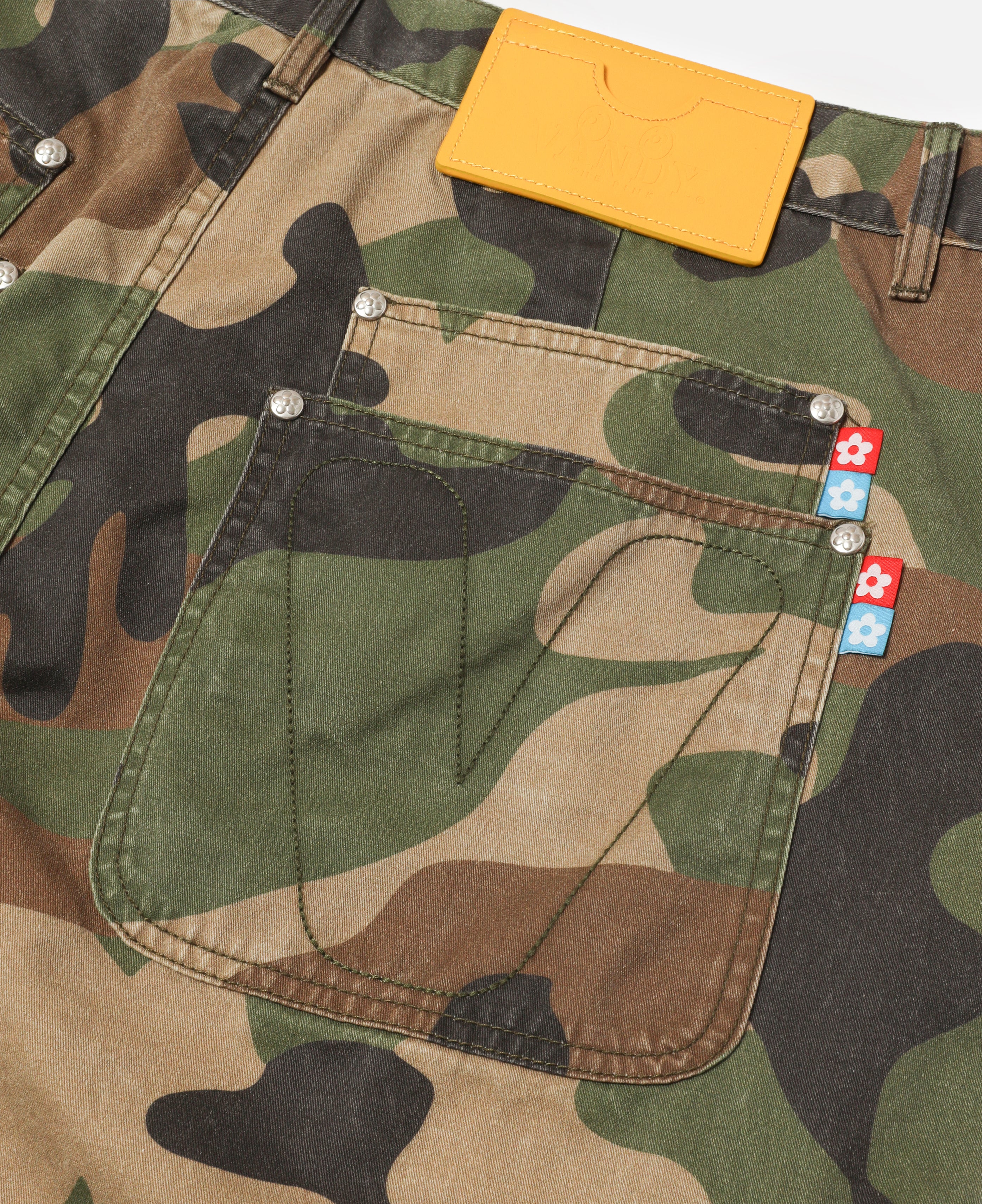 Woodland Camo Shorts (Green) - Image 5