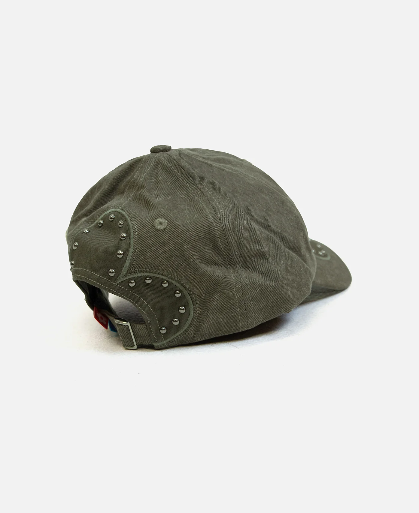 Studded Ball Cap (Olive) - Image 3