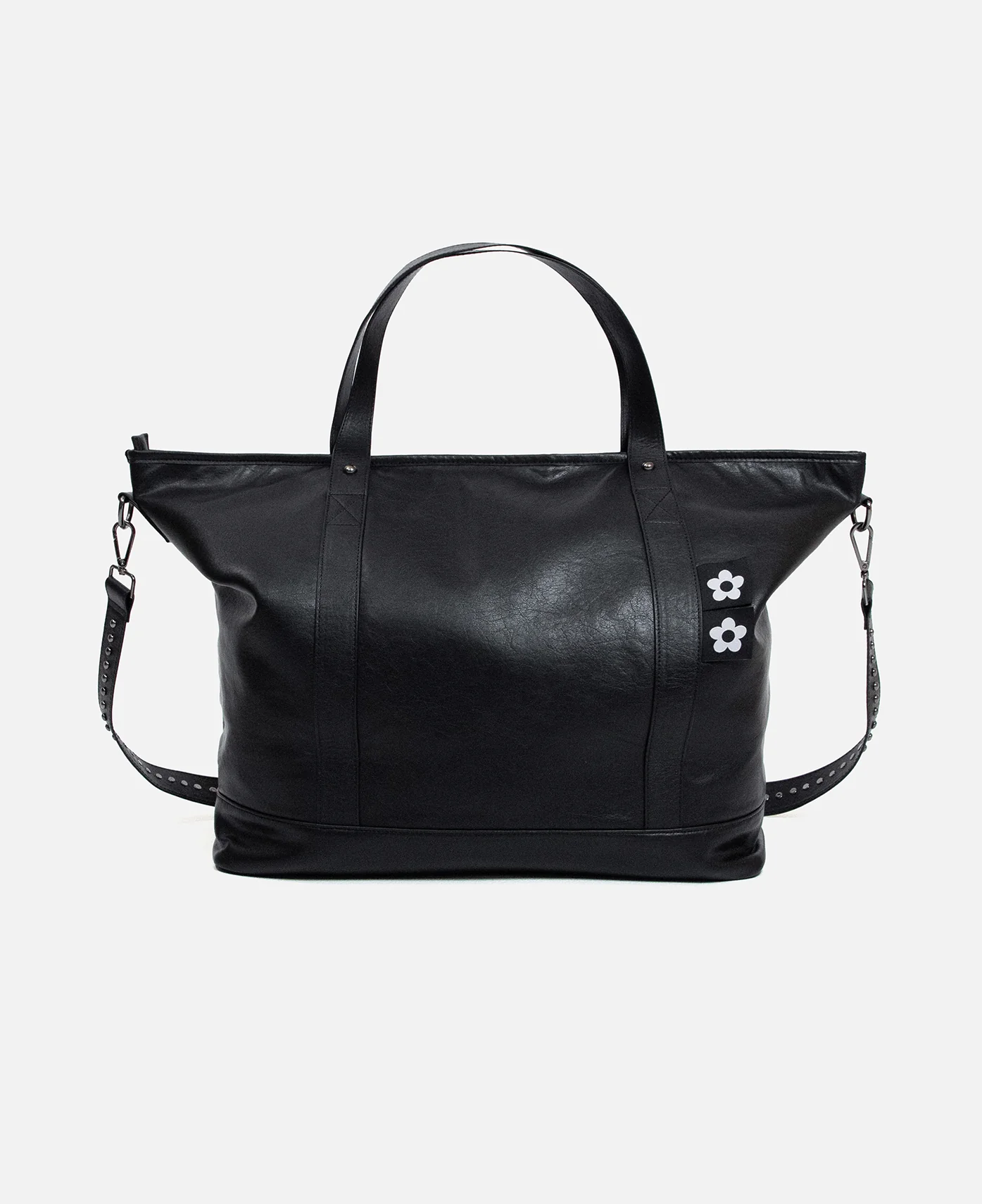 Studded Tote Bag (Black) - Image 2