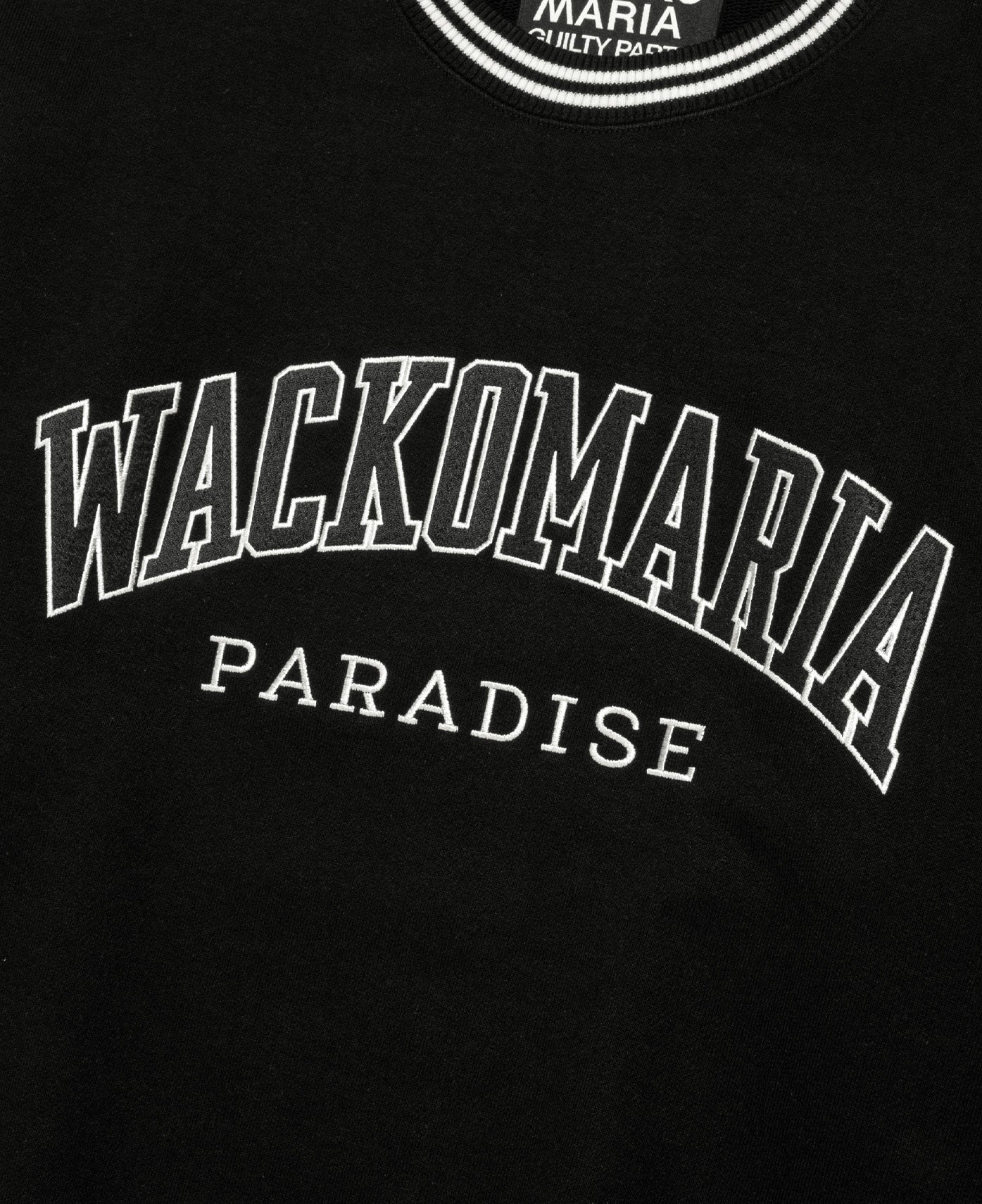 Heavy Weight Crew Neck Sweat Shirt (Type-1) (Black) - Image 3