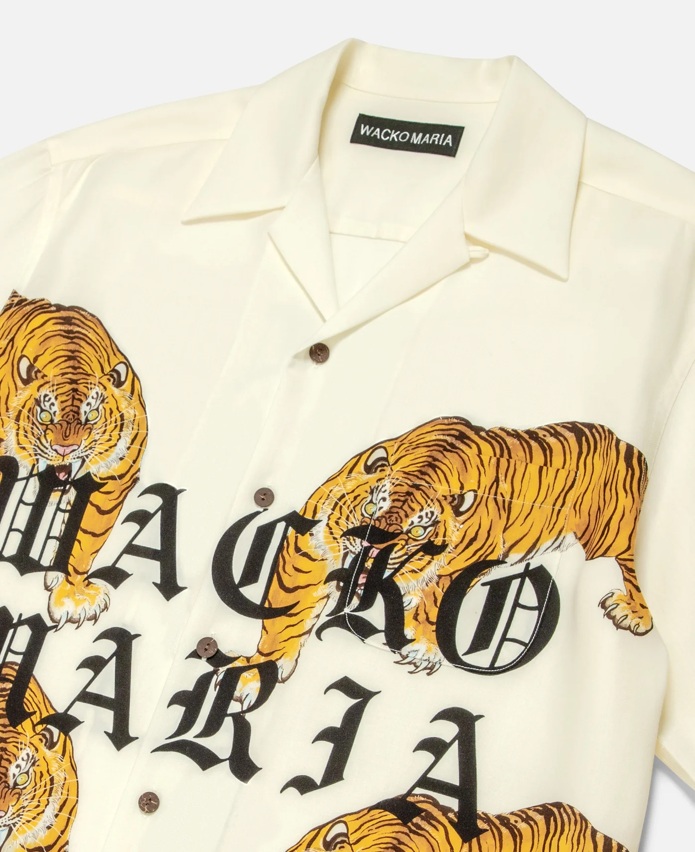 S/S Hawaiian Shirt (Type-7) (White) - Image 4