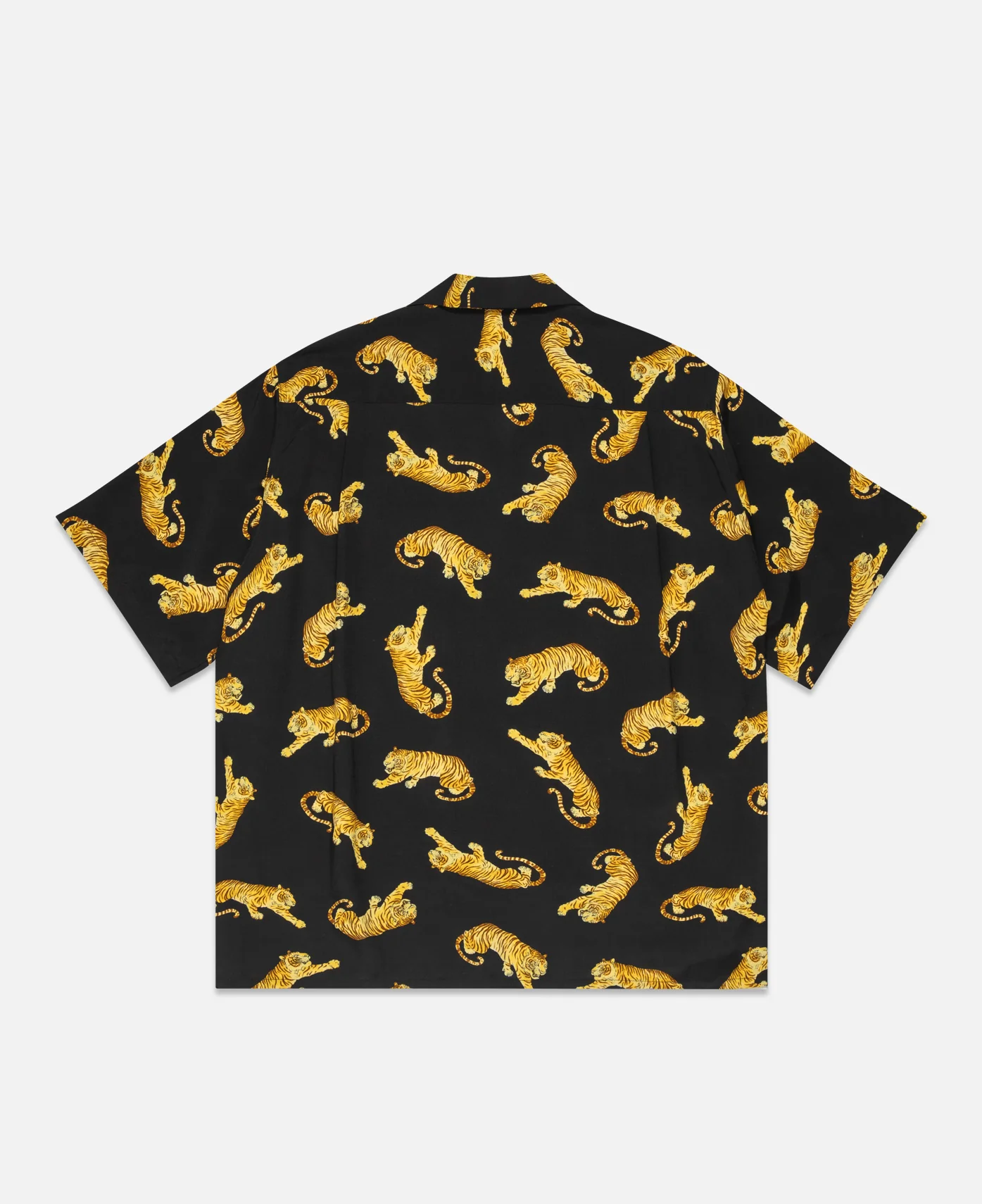 S/S Hawaiian Shirt (Type-8) (Black) - Image 3