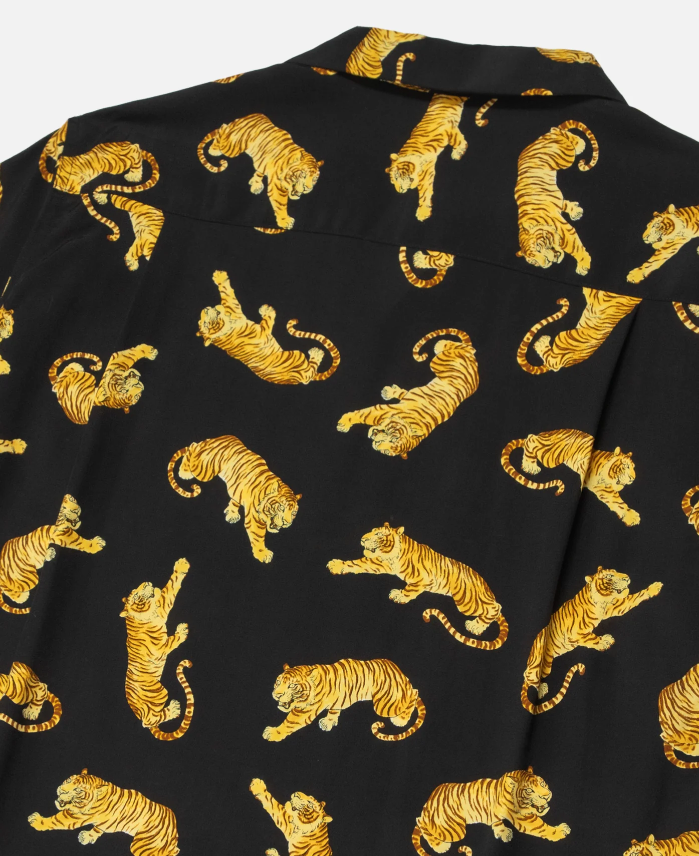 S/S Hawaiian Shirt (Type-8) (Black) - Image 5