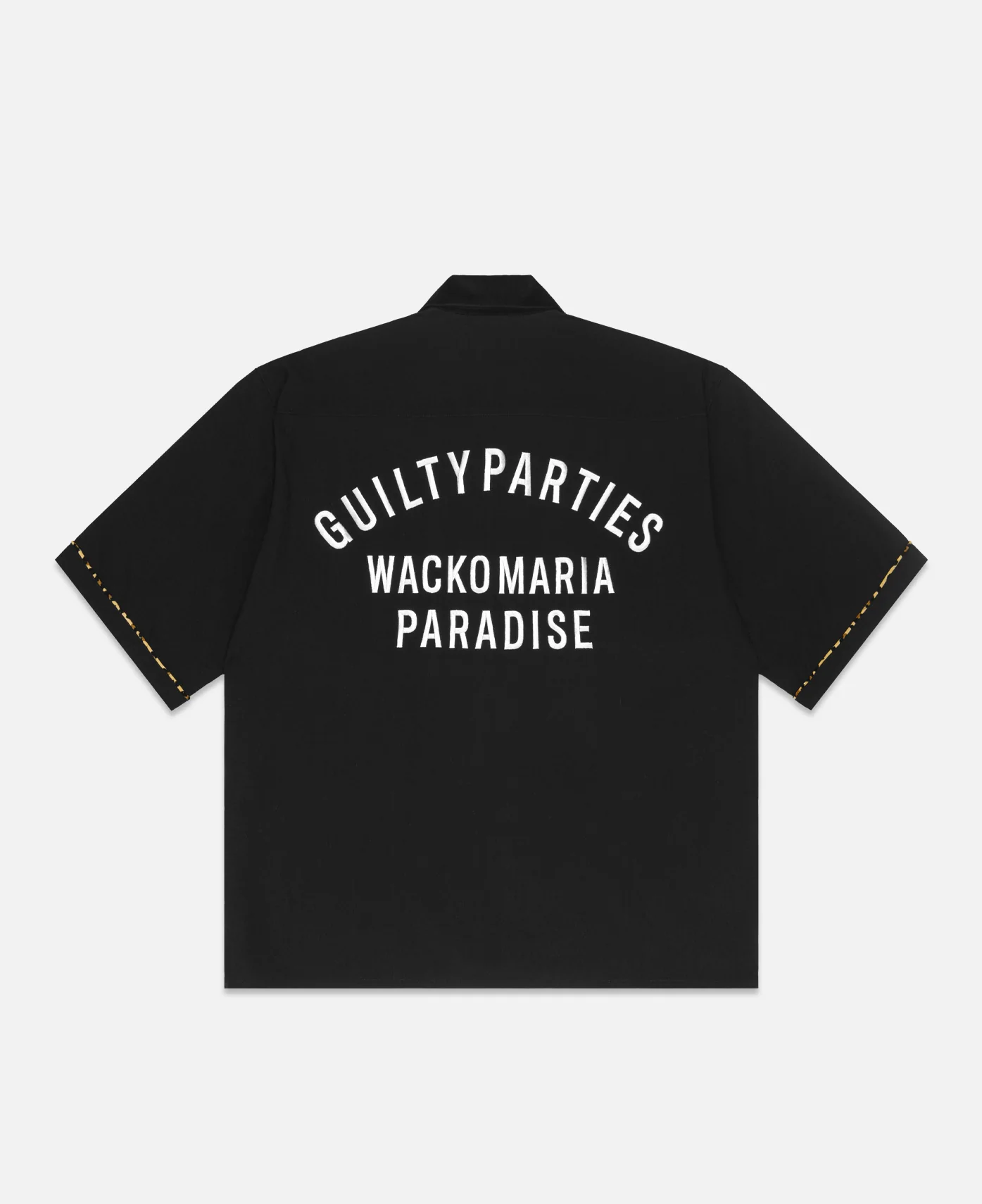 S/S Switching Shirt  (Black) - Image 3