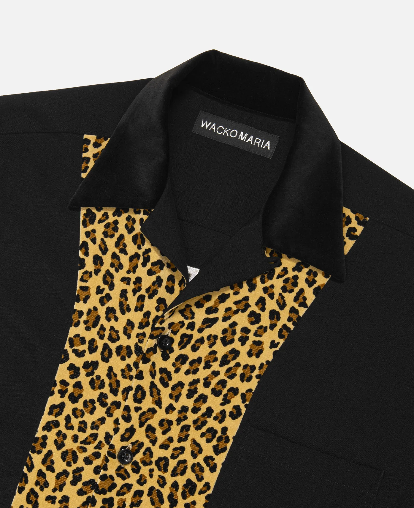 S/S Switching Shirt  (Black) - Image 4