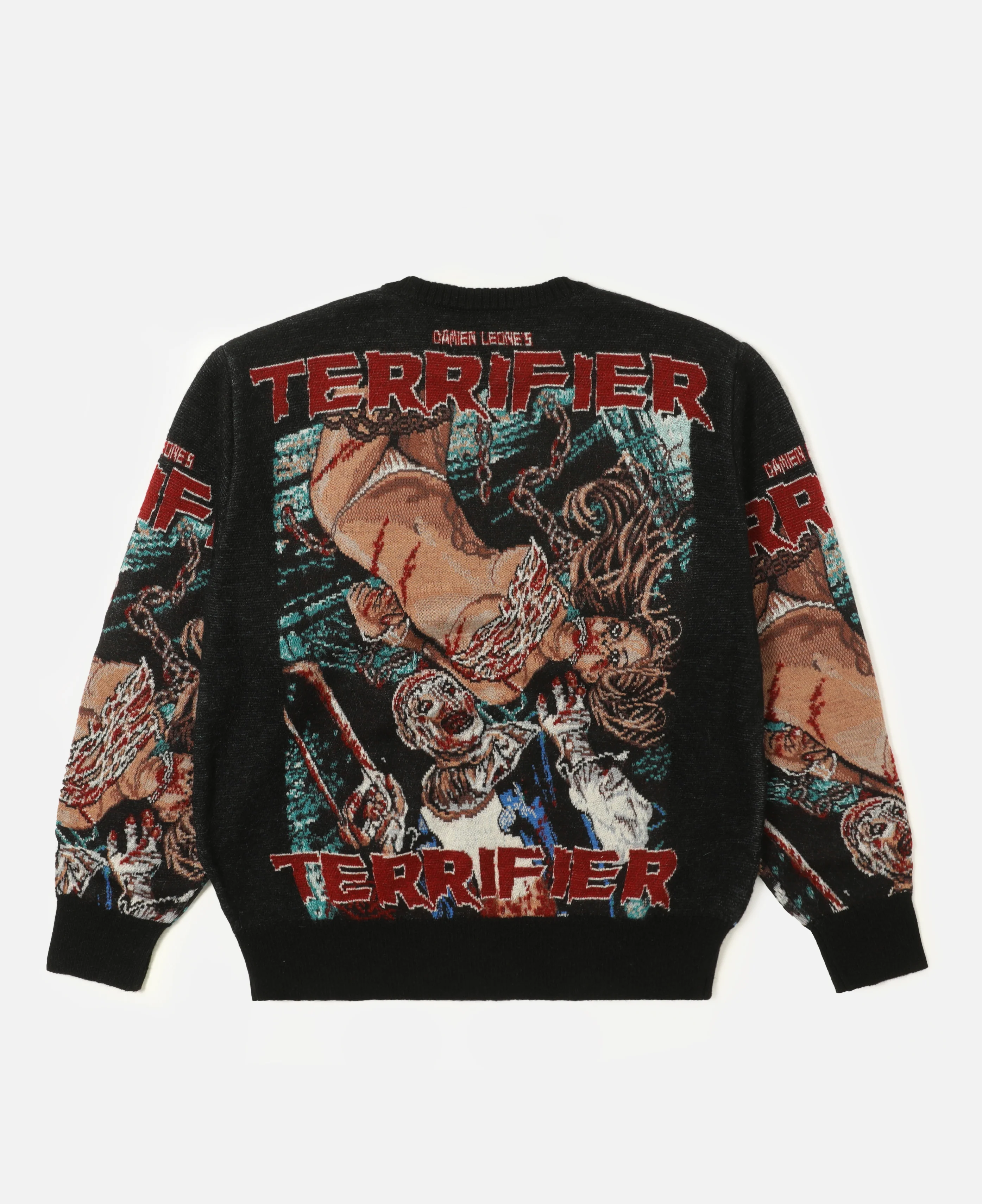 Wacko Maria X Terrifier Mohair Sweater (Black) - Image 2