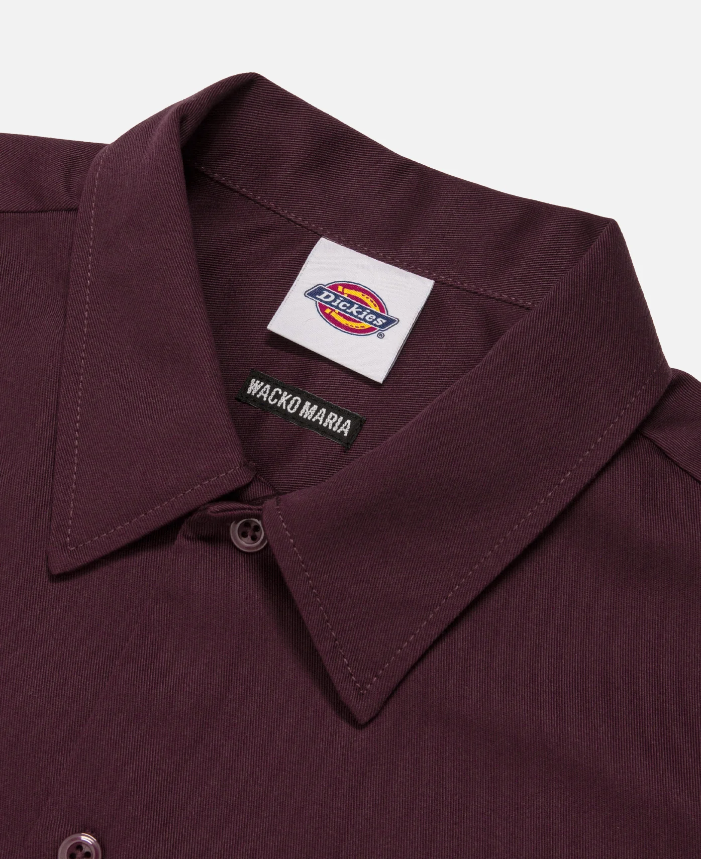 Work Shirt Type-1 (Burgundy) - Image 3
