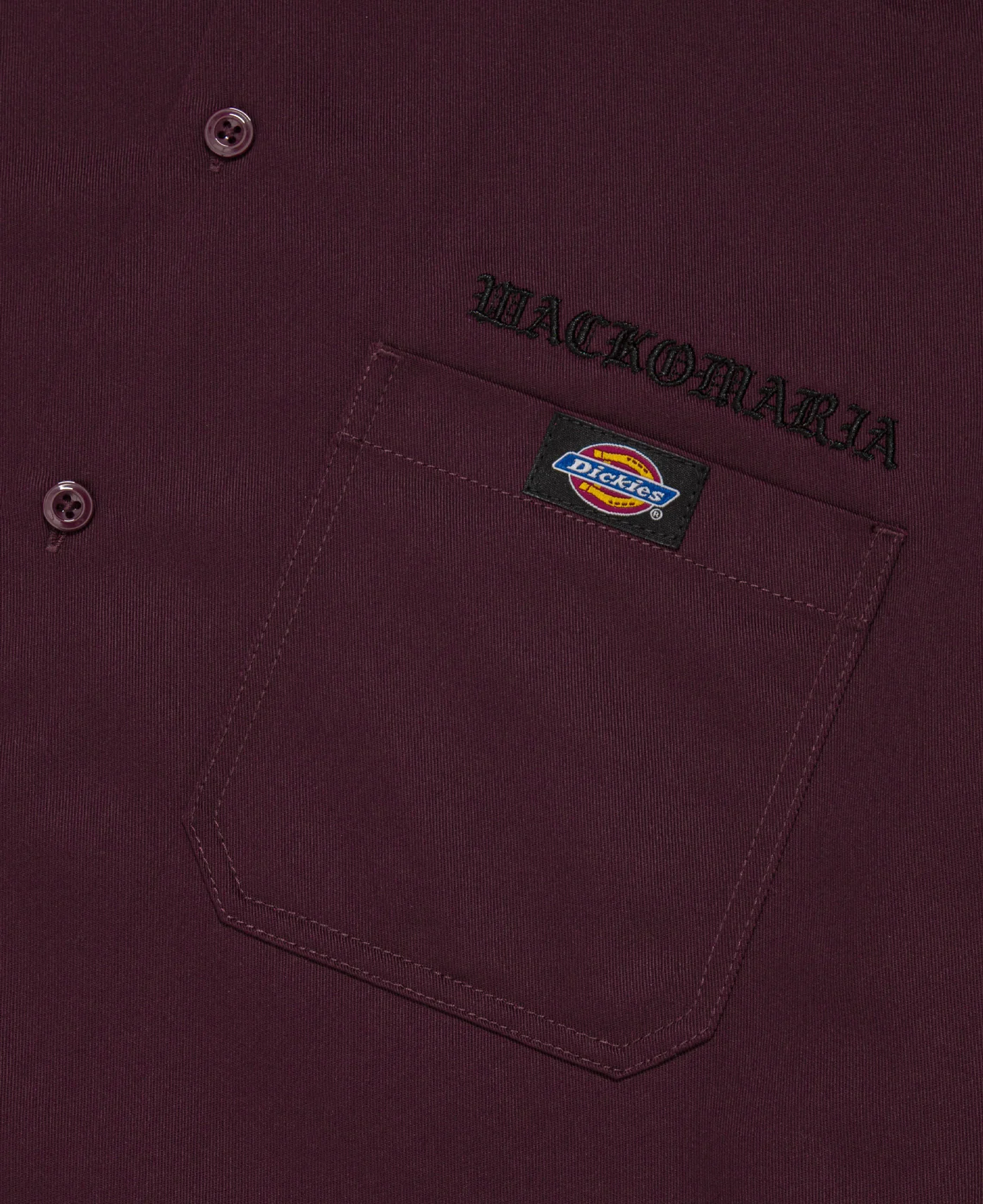 Work Shirt Type-1 (Burgundy) - Image 4