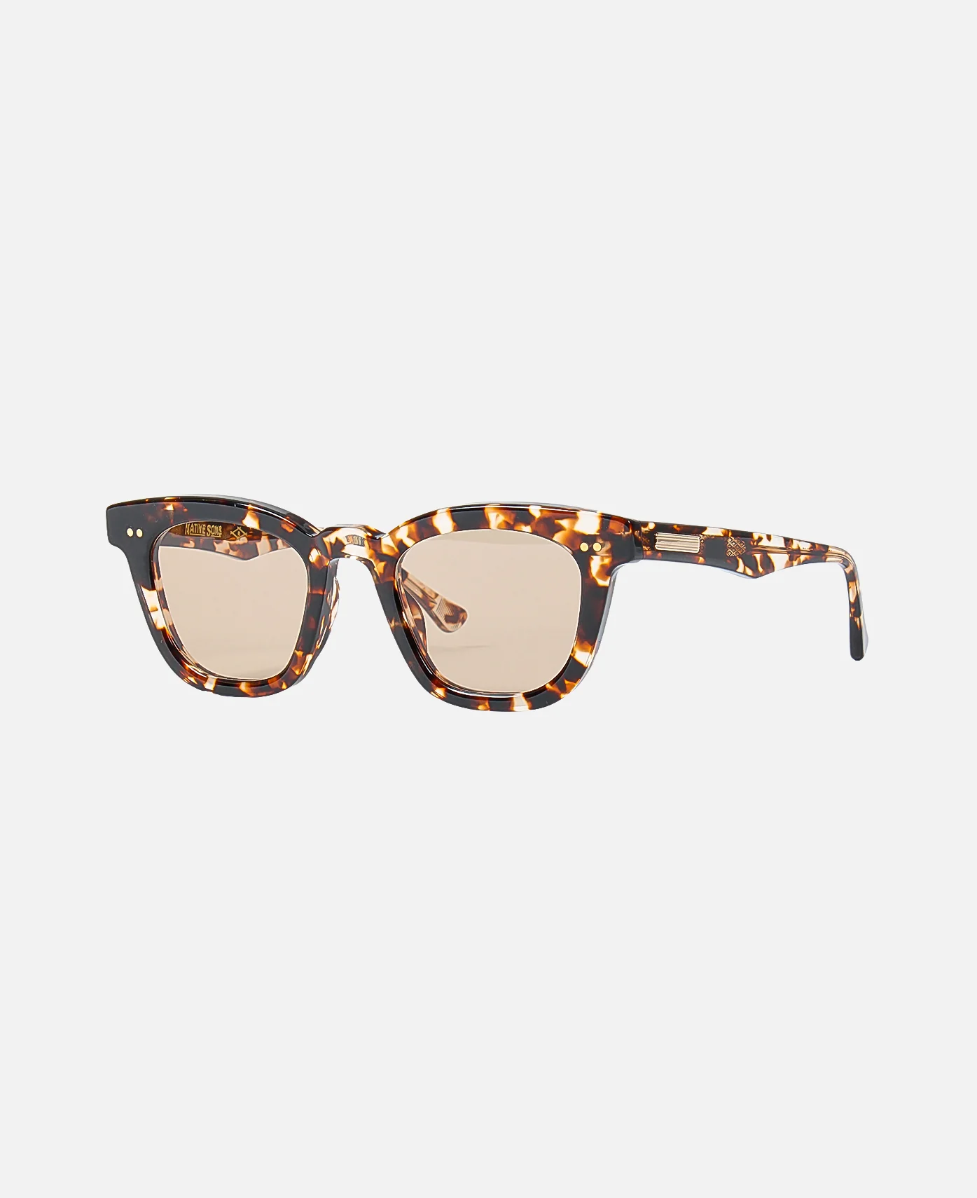 Wacko Maria X Native Sons Sunglasses (Brown) - Image 2