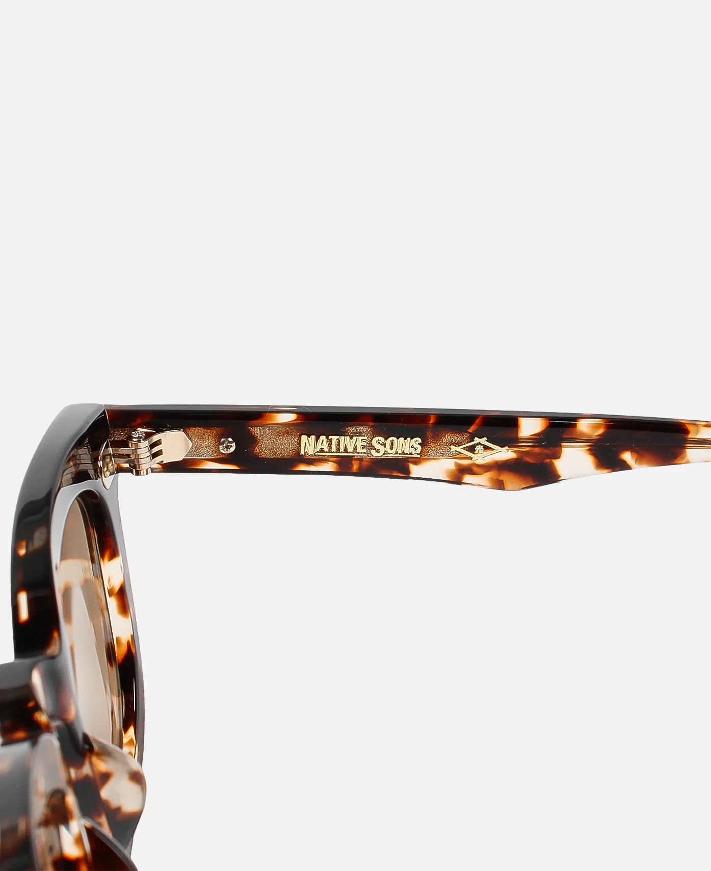 Wacko Maria X Native Sons Sunglasses (Brown) - Image 3