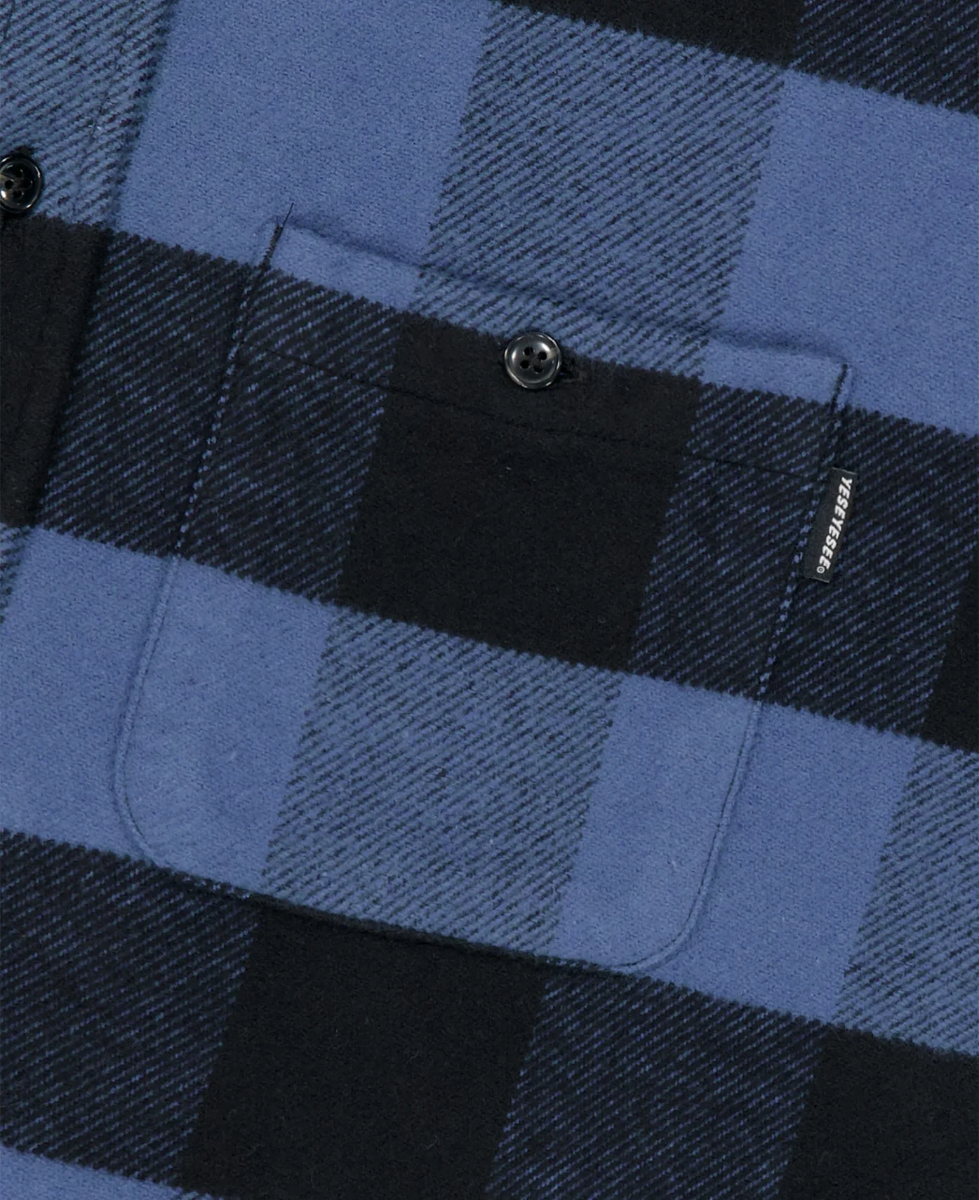 Buffalo Check Shirt (Navy) - Image 4