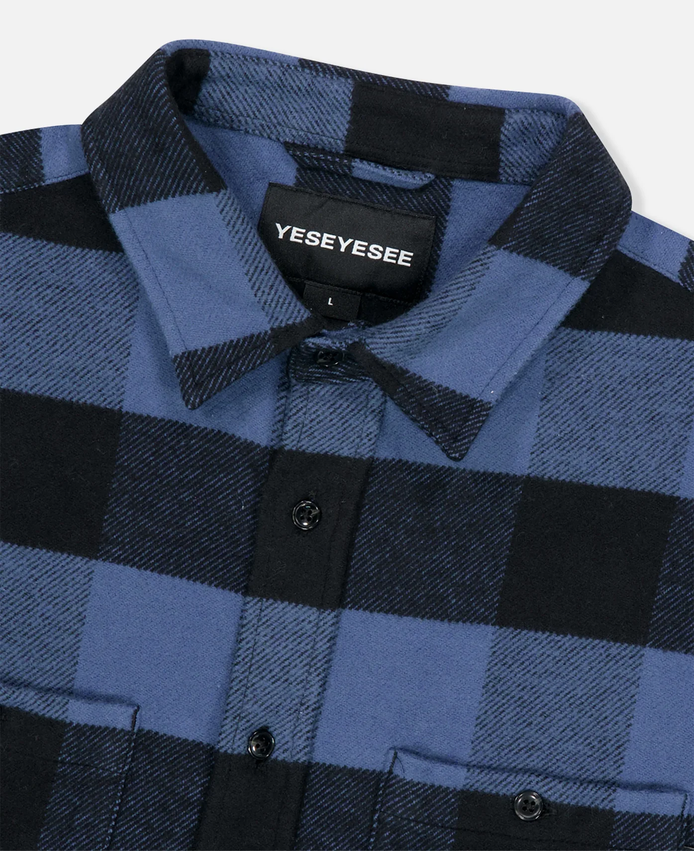 Buffalo Check Shirt (Navy) - Image 5